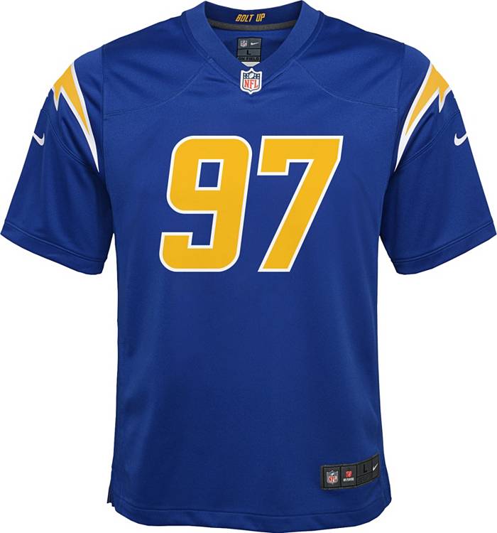 Men's Nike Austin Ekeler Royal Los Angeles Chargers Game Jersey Size: Extra Large