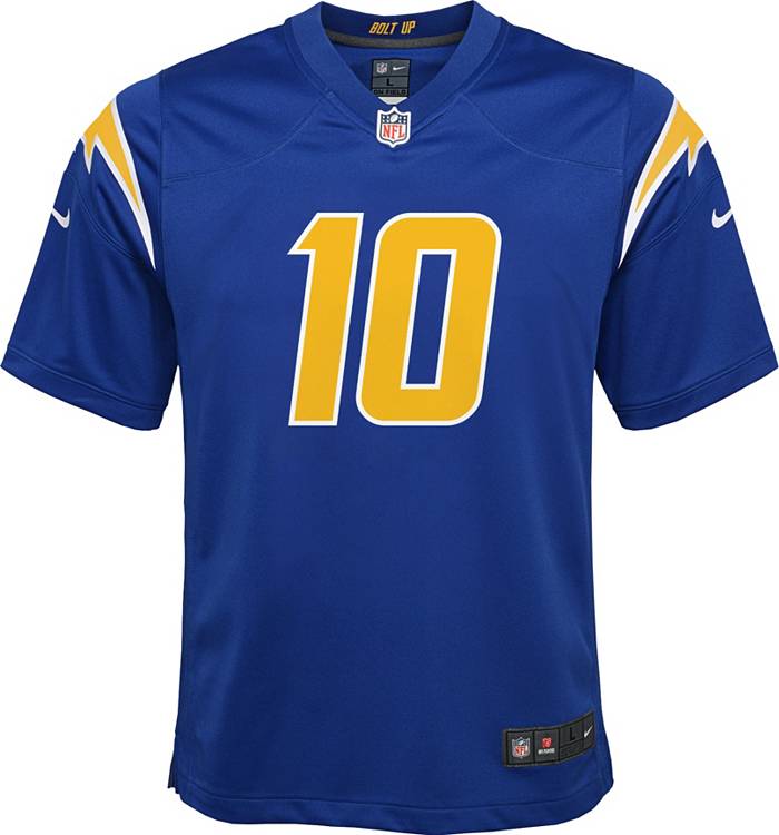 Los Angeles Chargers In The Color Rush Uniforms
