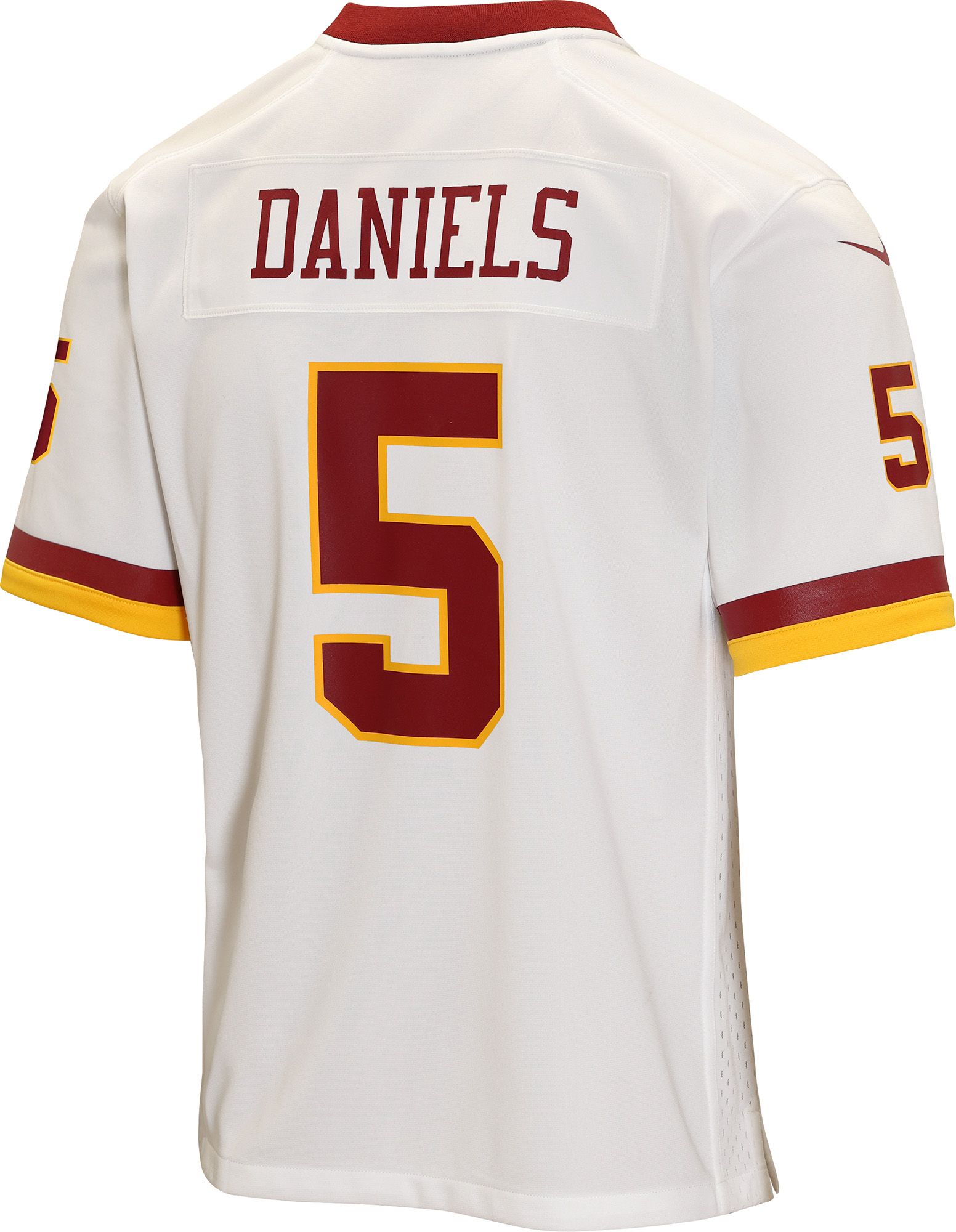 Nike Youth Washington Commanders Jayden Daniels #5 White Away Game Jersey product image
