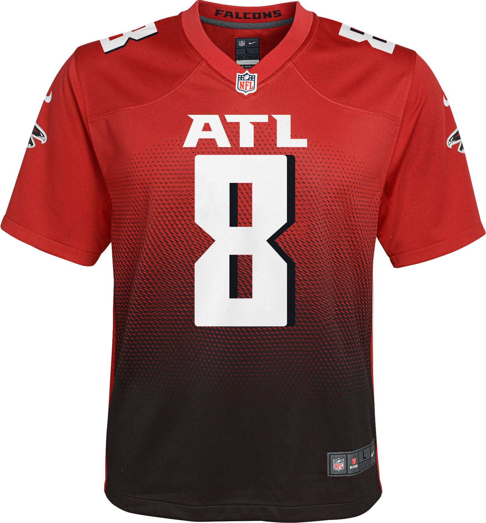 Nike Youth Atlanta Falcons Kyle Pitts #8 Alternate Red Game Jersey