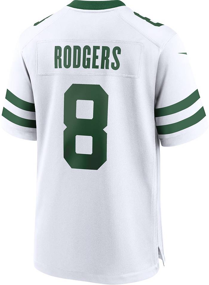 Nike Youth New York Jets Aaron Rodgers #8 Alternate White Game Jersey