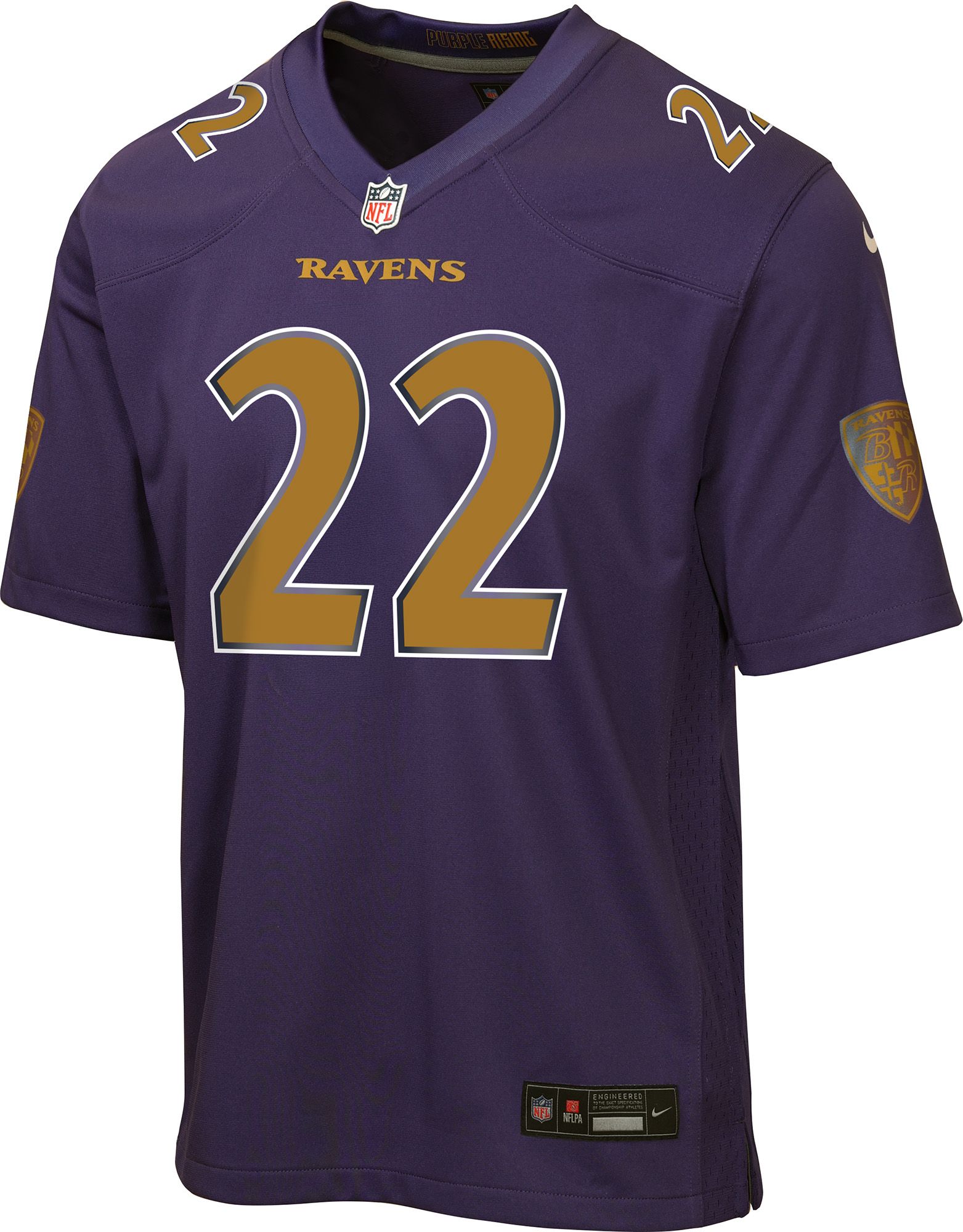 Nike Youth Baltimore Ravens Derrick Henry #22 Black Alternate Game Jersey product image