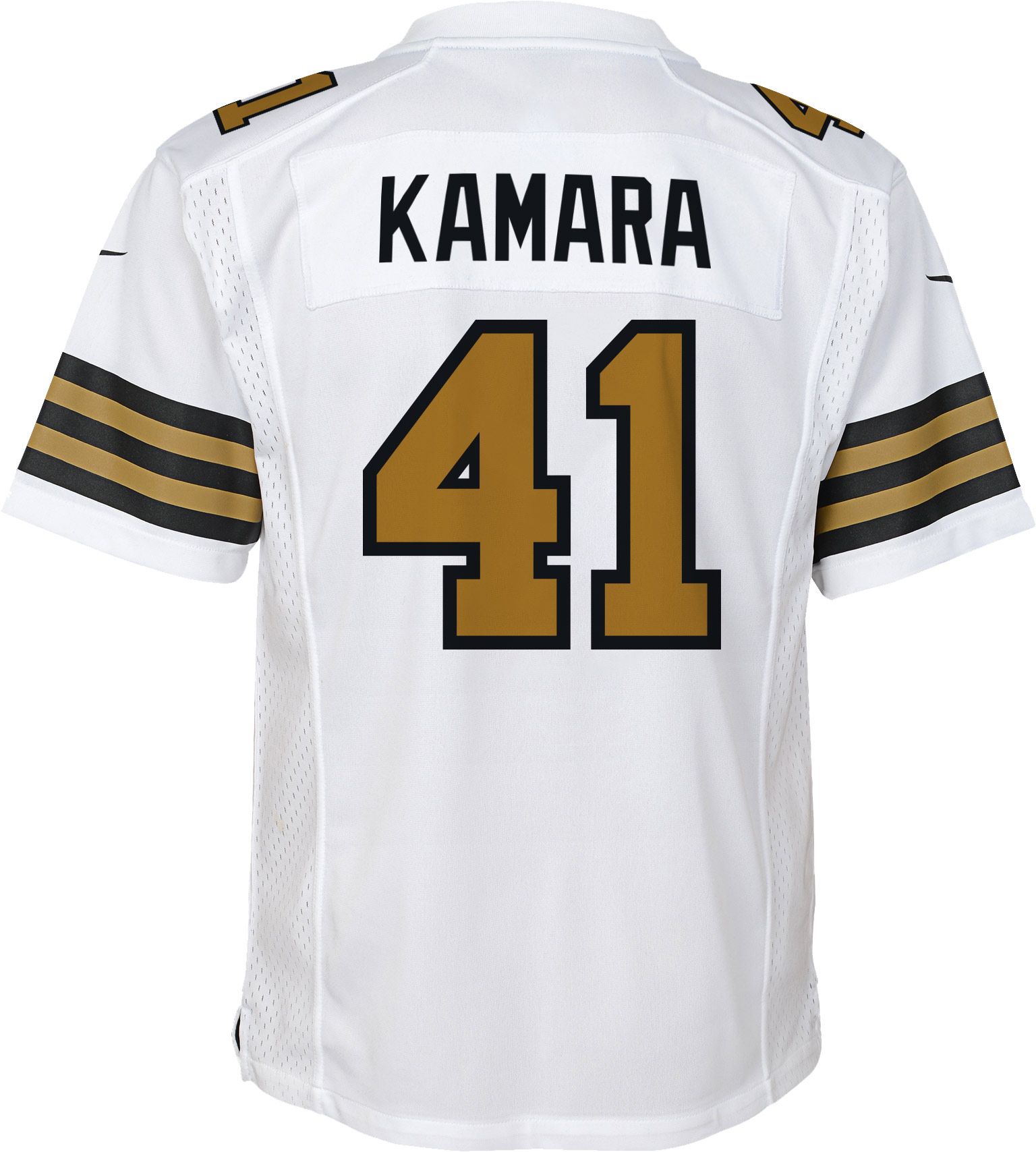 Nike Youth New Orleans Saints Alvin Kamara #41 White Game Jersey product image