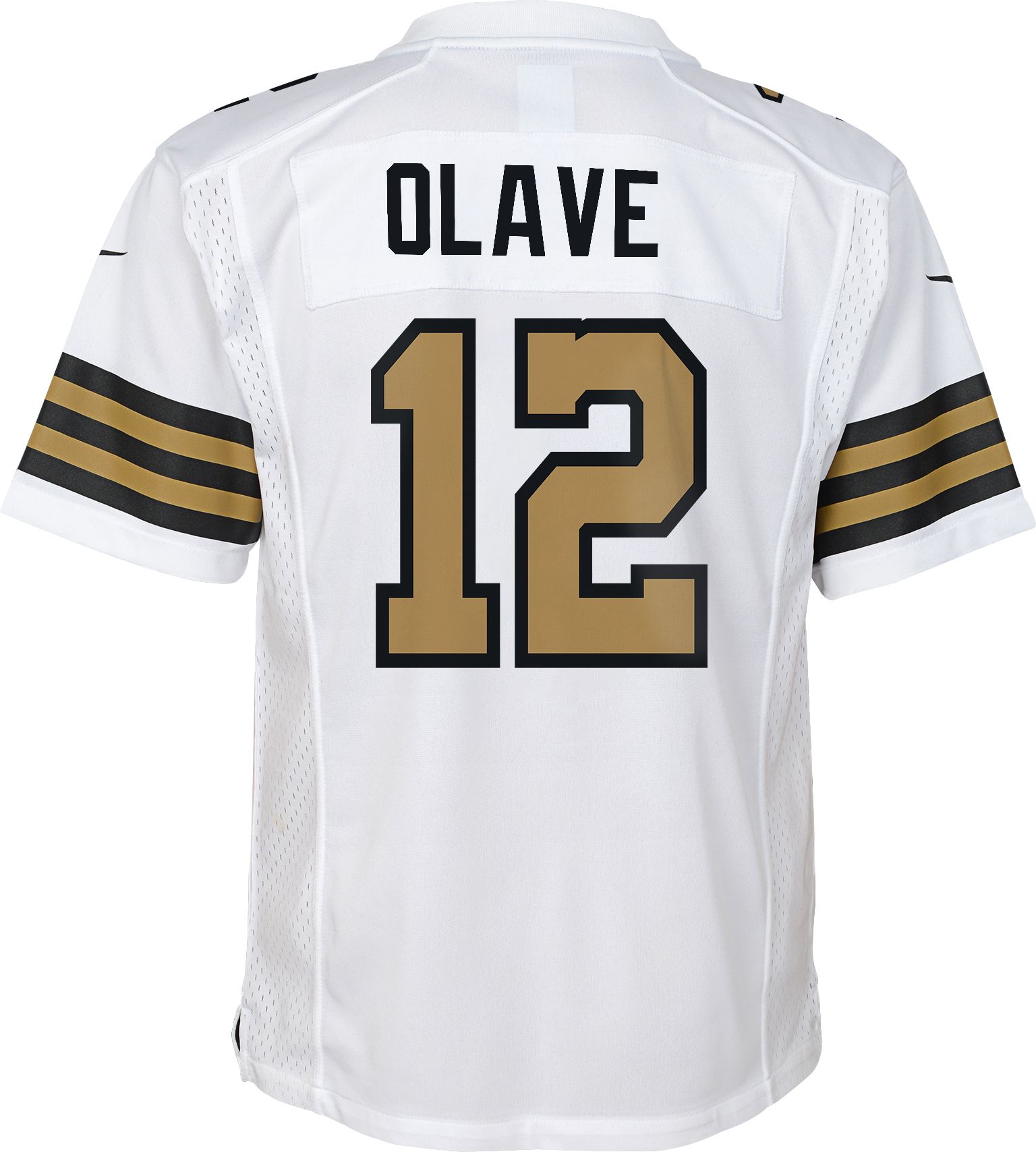 Nike Youth New Orleans Saints Chris Olave #12 Alternate White Game Jersey product image