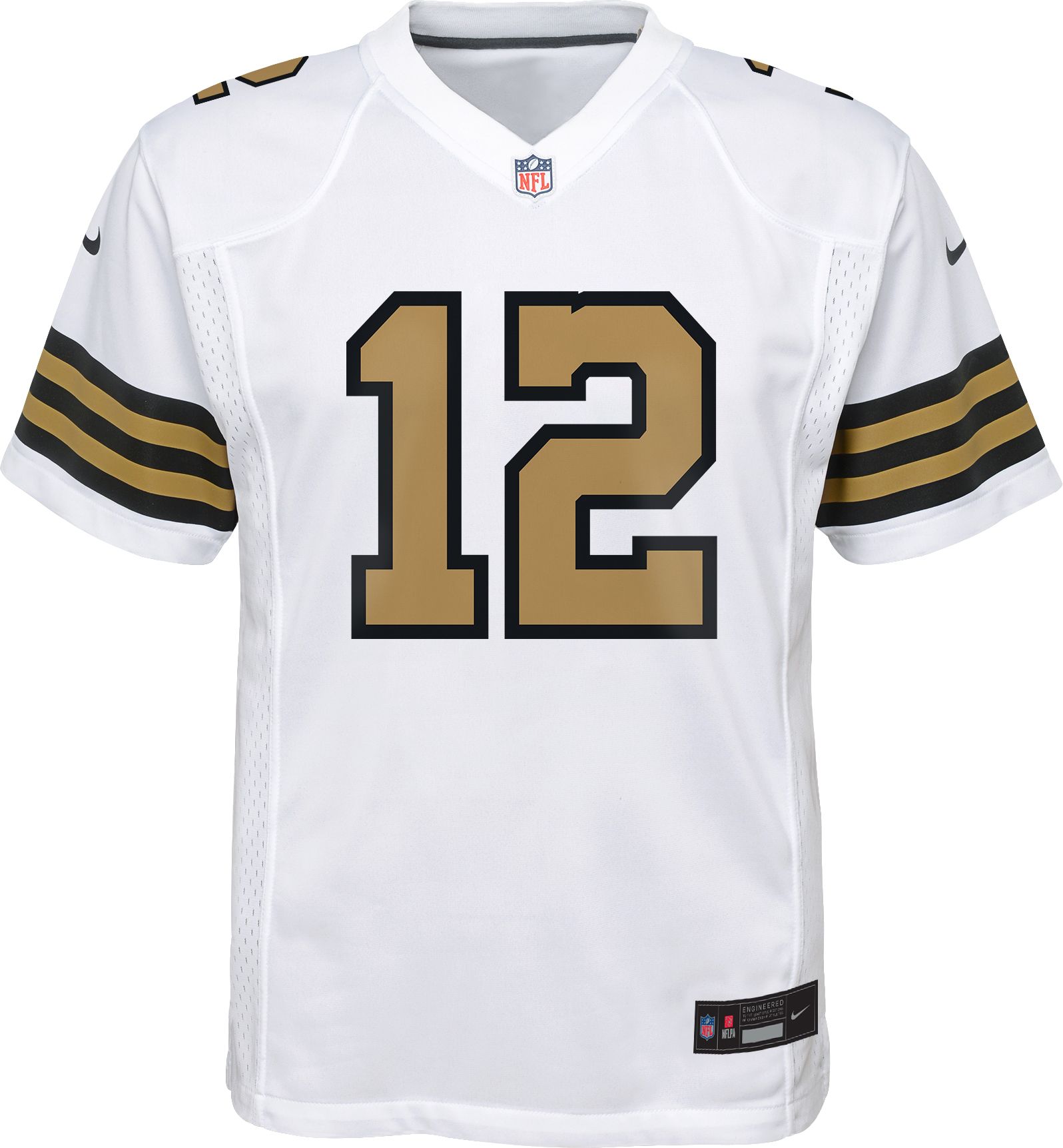 Nike Youth New Orleans Saints Chris Olave #12 Alternate White Game Jersey product image