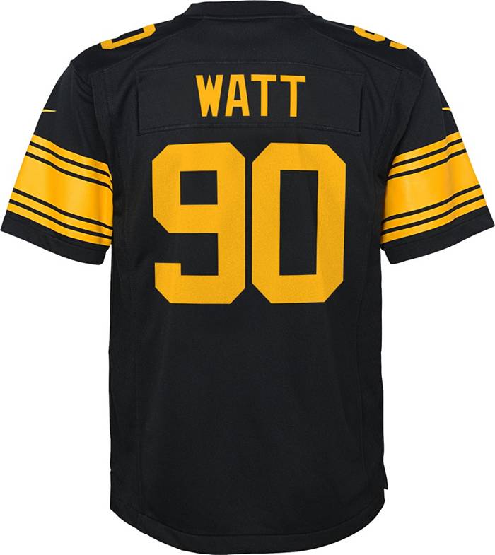 T.j. Watt Pittsburgh Steelers Nike Youth Alternate Game Jersey - Black