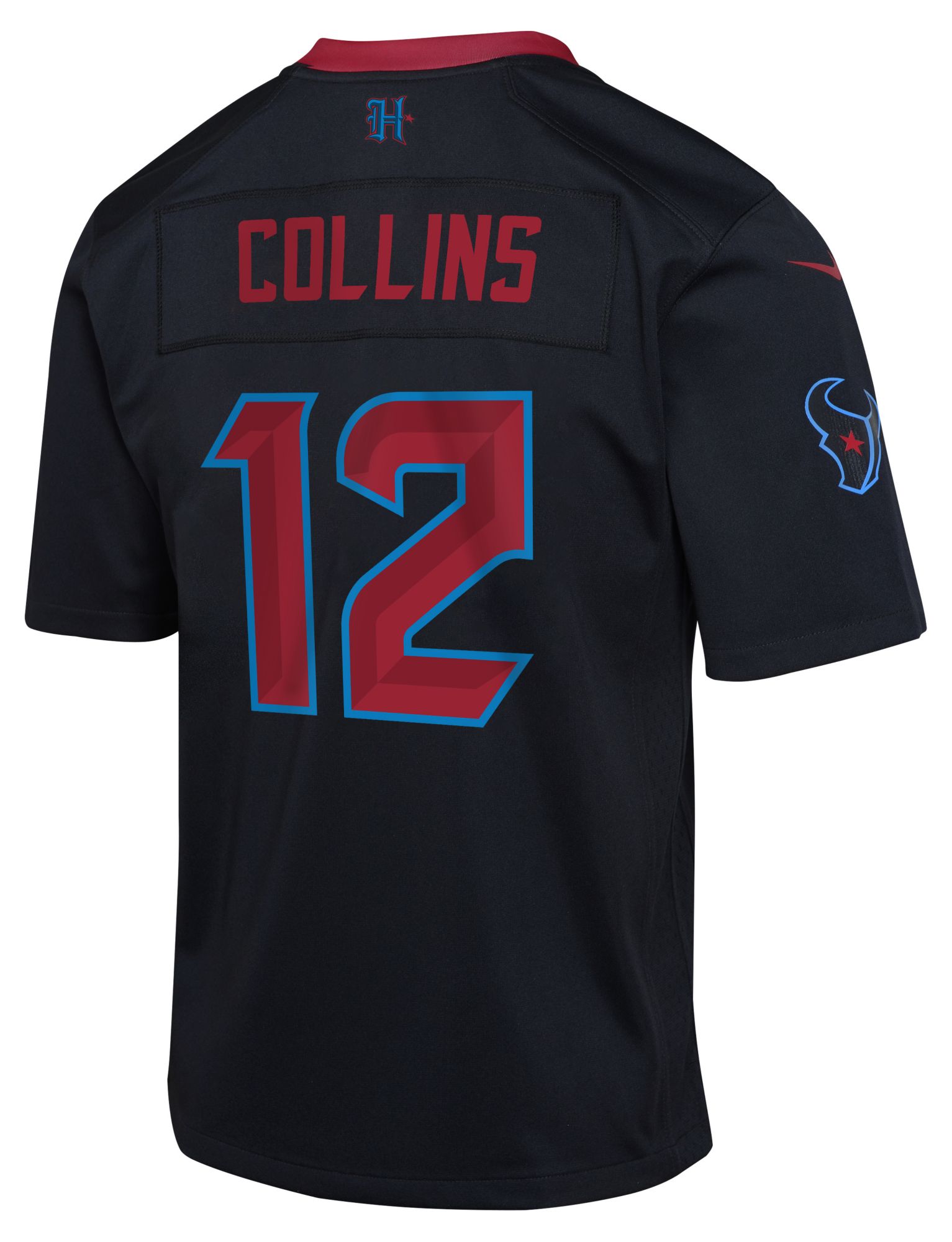 Nike Youth Houston Texans Nico Collins #12 Navy Alternate Game Jersey product image