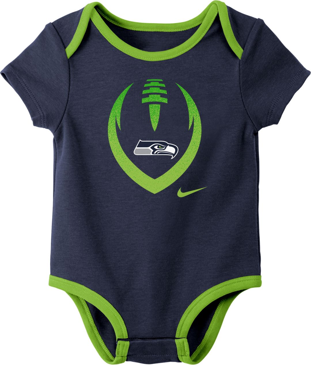 Outfits & Sets NFL Infant Seattle Seahawks "LIL' Jersey" 3 Piece Bodysuit Set Clothing, Shoes