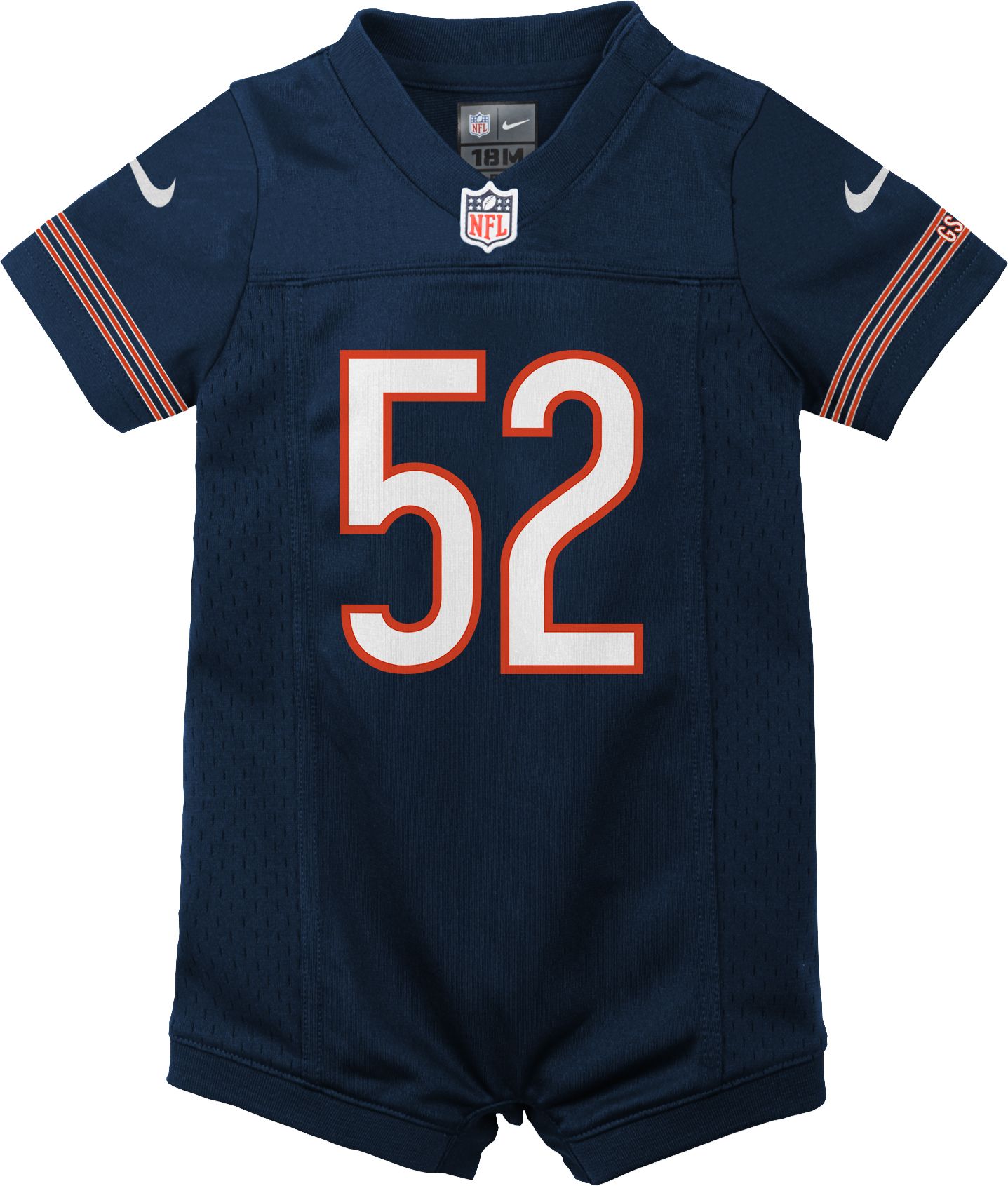 Nike Infant Chicago Bears Khalil Mack #52 Romper Jersey product image