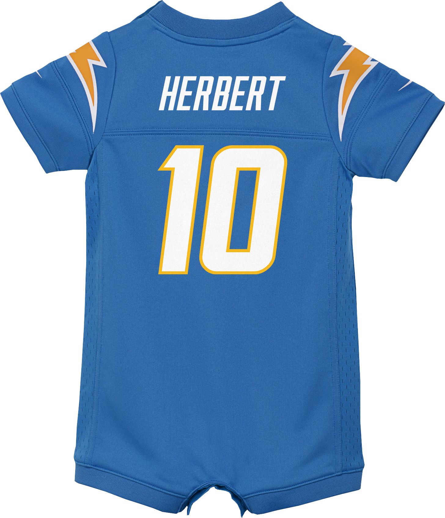 Nike Infant Los Angeles Chargers Justin Herbert #10 Romper Jersey product image
