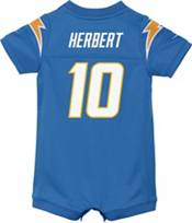Nike Infant Los Angeles Chargers Justin Herbert #10 Romper Jersey product image