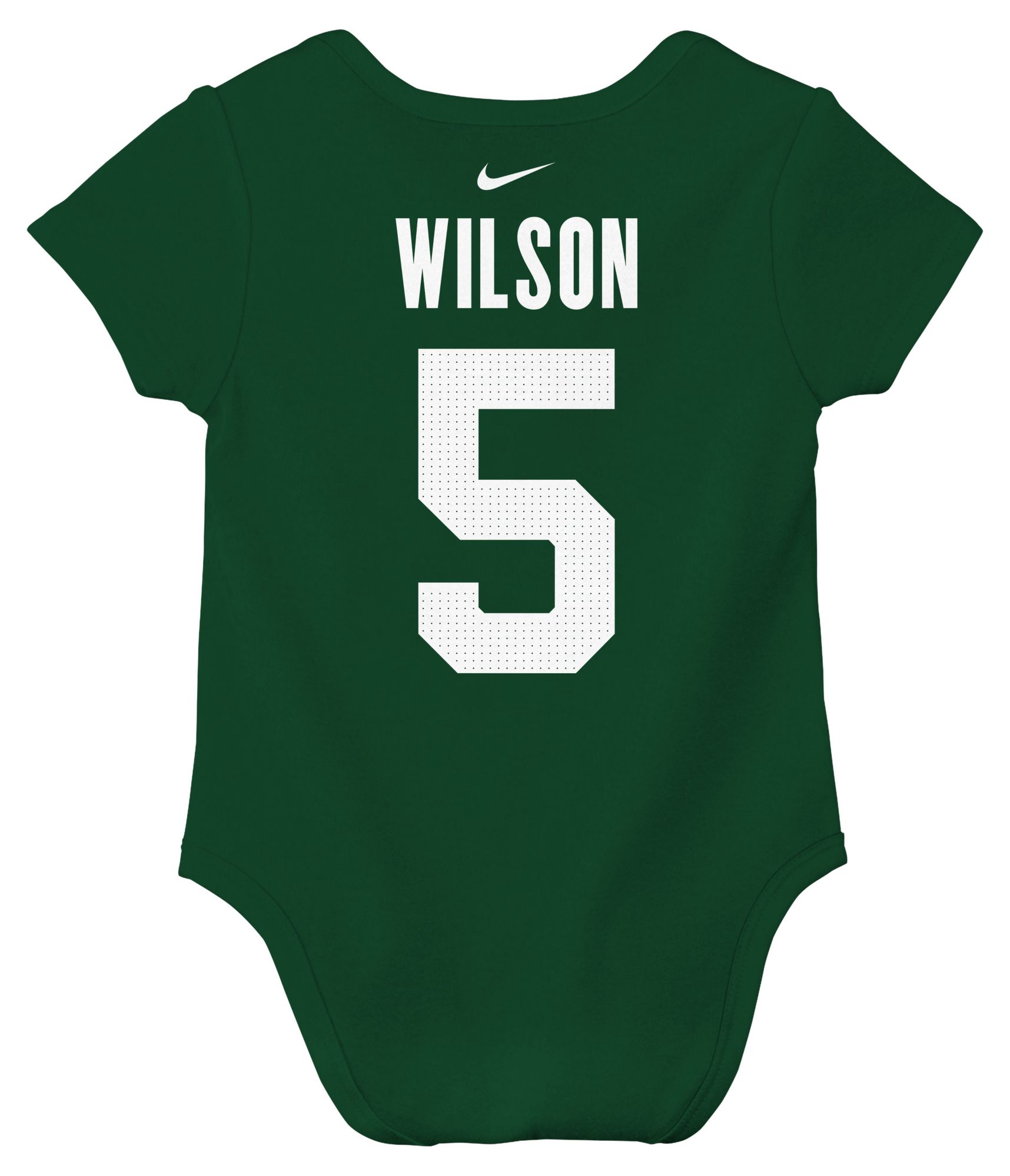 Nike Infant New York Jets Garrett Wilson #5 Sport Green Newborn Creeper product image