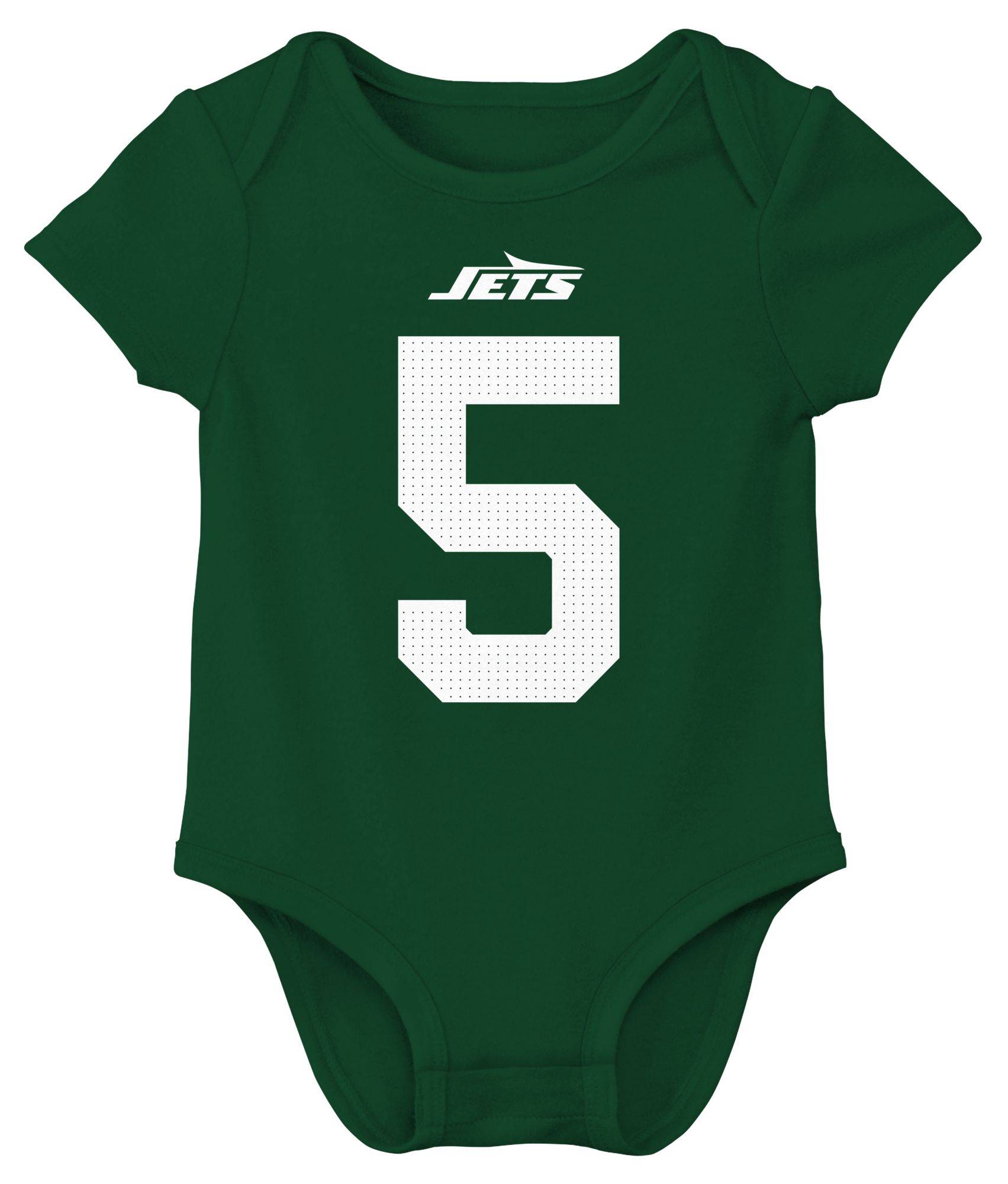 Nike Infant New York Jets Garrett Wilson #5 Sport Green Newborn Creeper product image