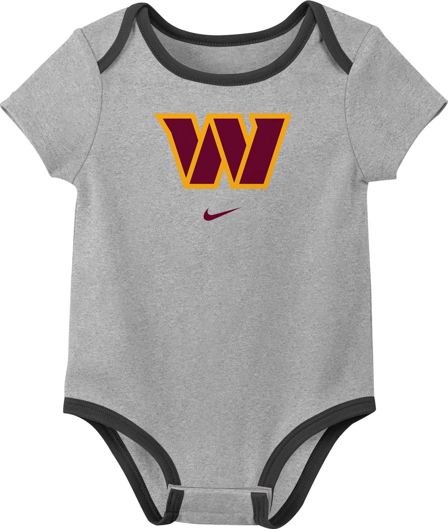 Nike Infant Washington Commanders Burgundy All Day Play 3-Pack Creeper Set product image