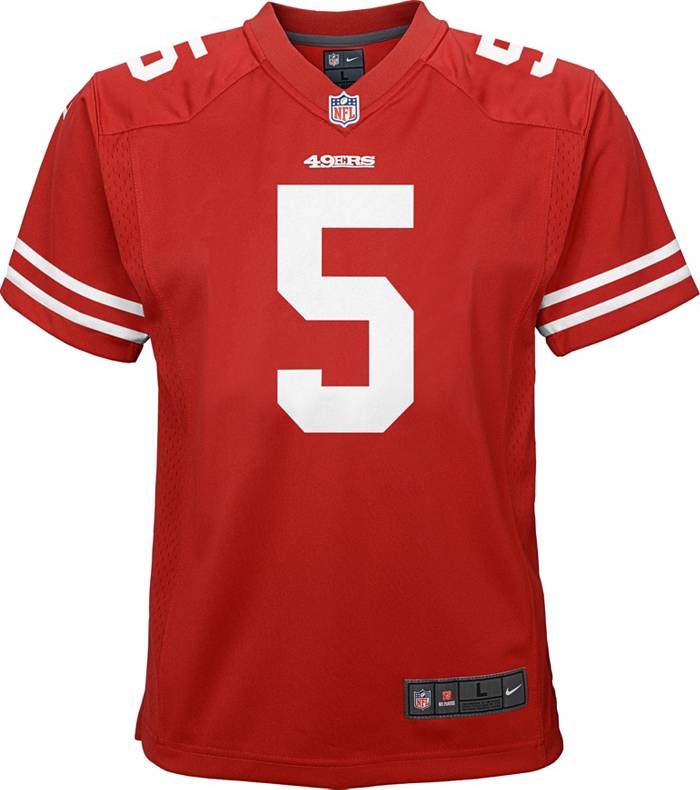 Nike Toddler's San Francisco 49ers Trey Lance #5 Red Game Jersey