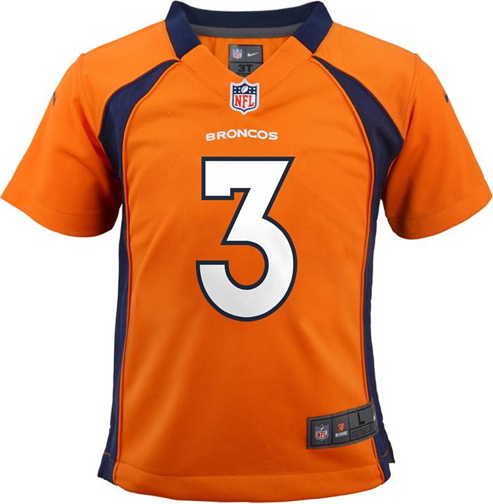 Nike Youth Denver Broncos Russell Wilson #3 Orange T-Shirt