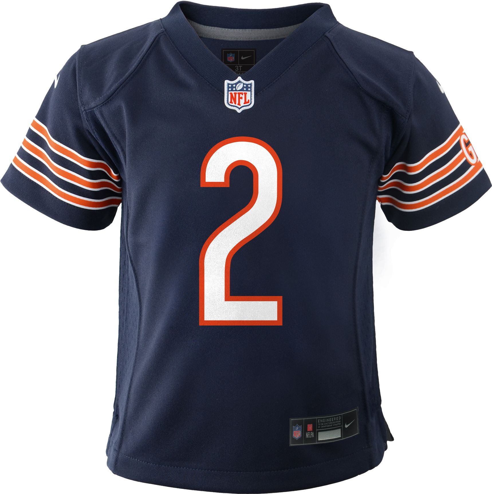 Nike Toddler Chicago Bears D.J. Moore #2 Navy Game Jersey product image