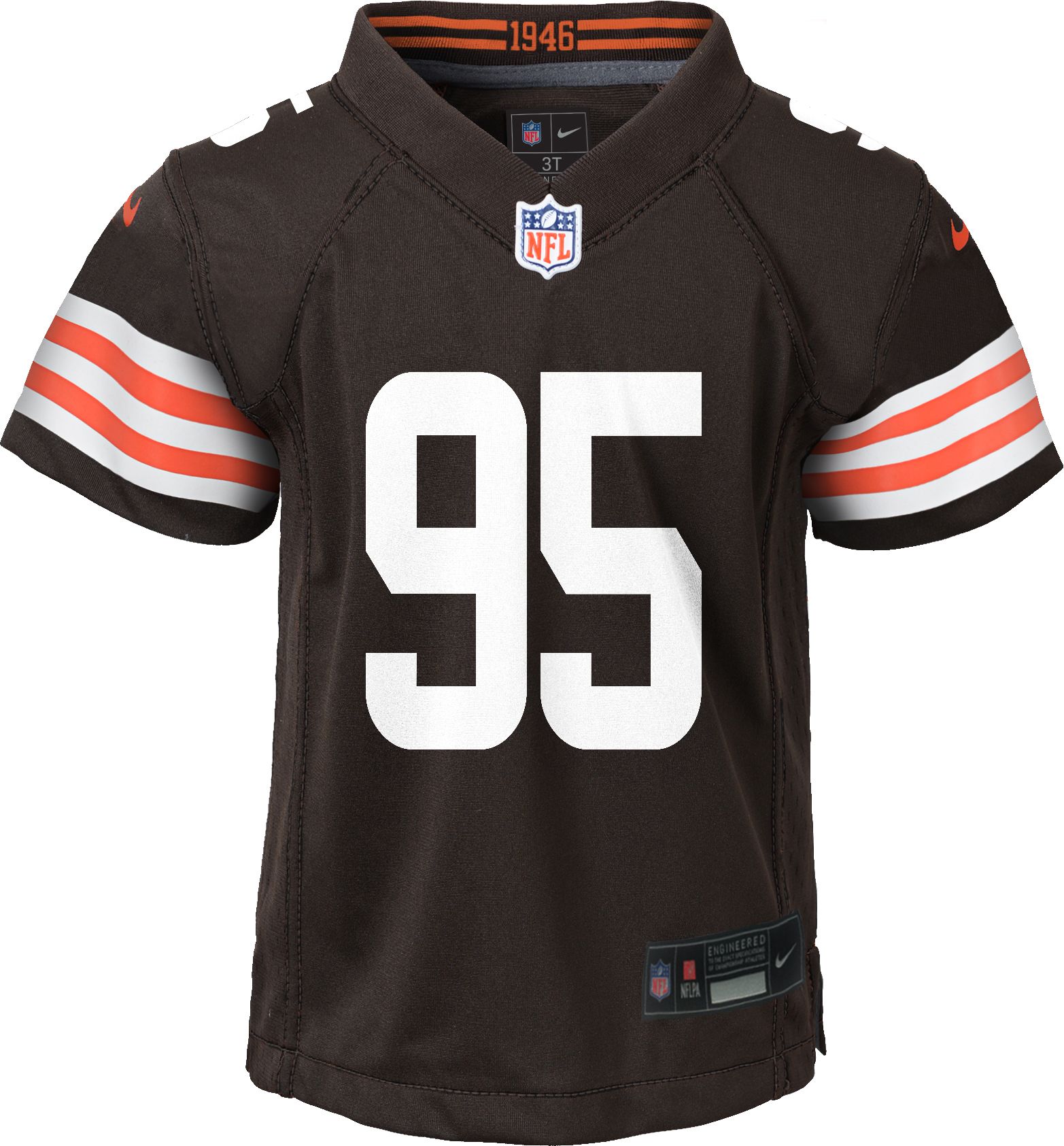 Nike Toddler Cleveland Browns Myles Garrett #95 Brown Game Jersey product image