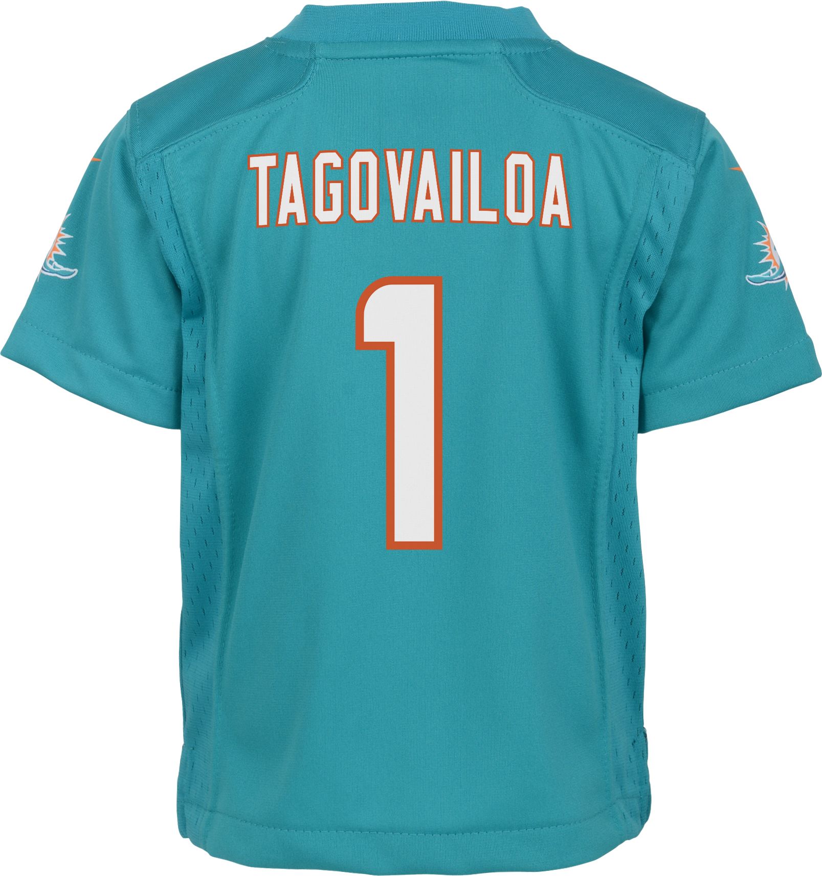 Nike Toddler Miami Dolphins Tua Tagovailoa #1 Aqua Game Jersey product image