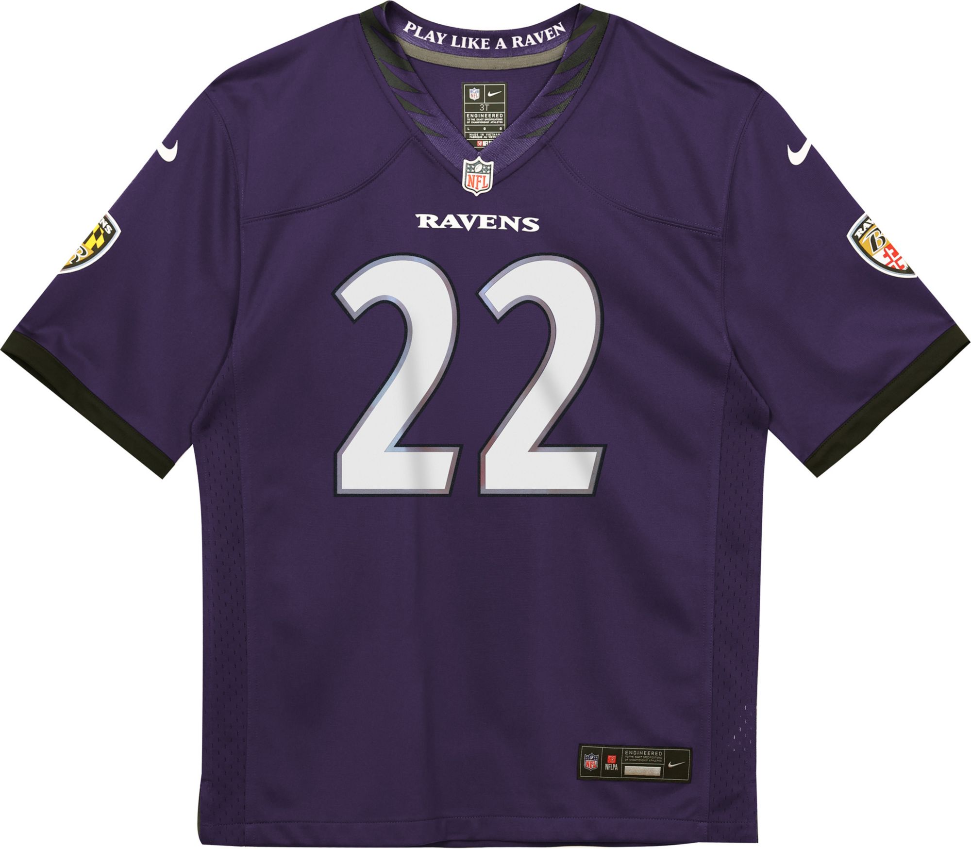 Nike Toddler Baltimore Ravens Derrick Henry #22 Purple Home Game Jersey product image