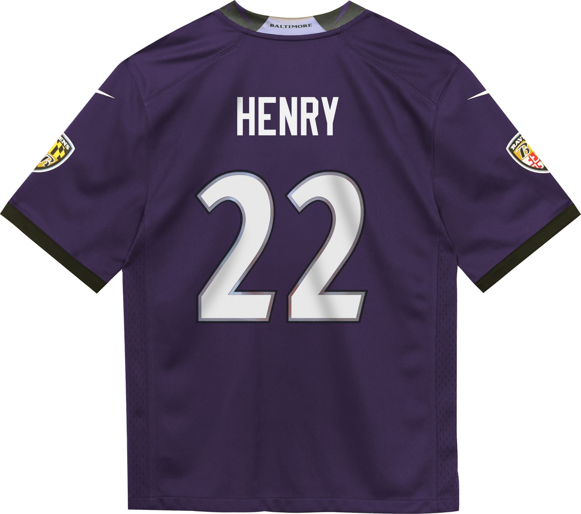 Nike Toddler Baltimore Ravens Derrick Henry #22 Purple Home Game Jersey product image