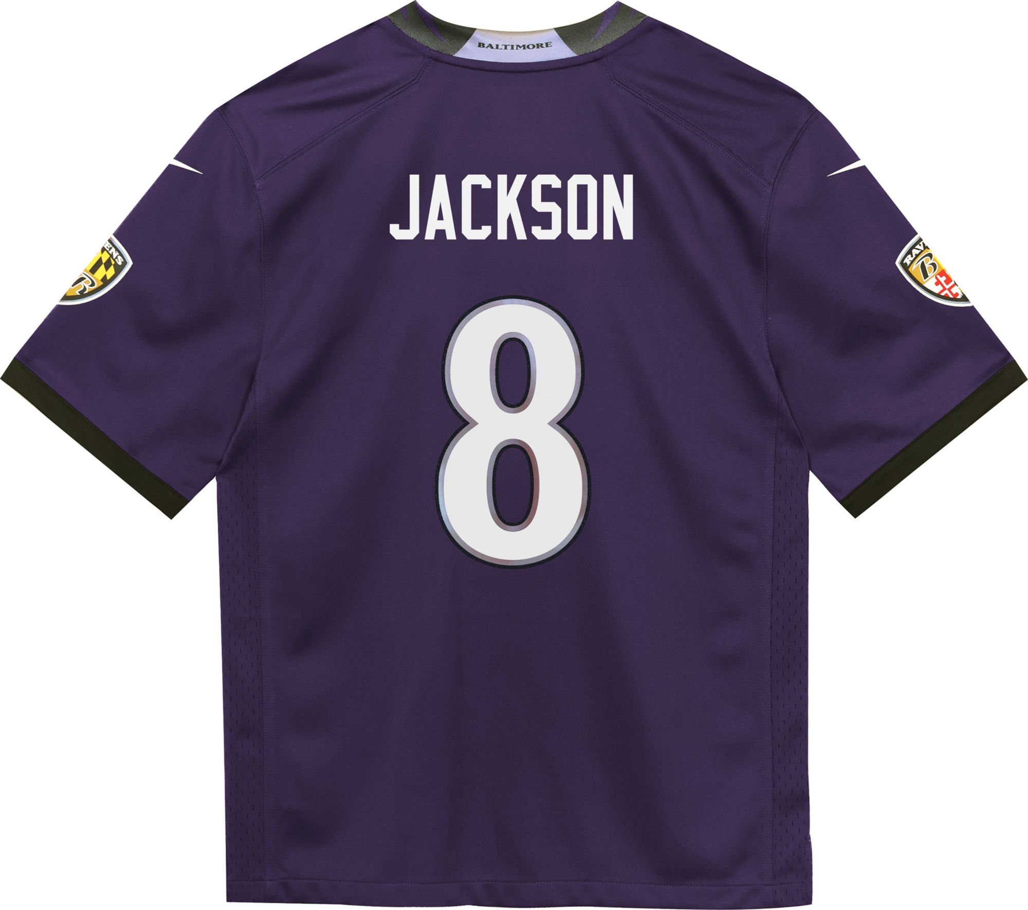 Nike Toddler Baltimore Ravens Lamar Jackson #8 Purple Home Game Jersey product image