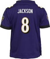 Nike Toddler Baltimore Ravens Lamar Jackson #8 Purple Game Jersey product image