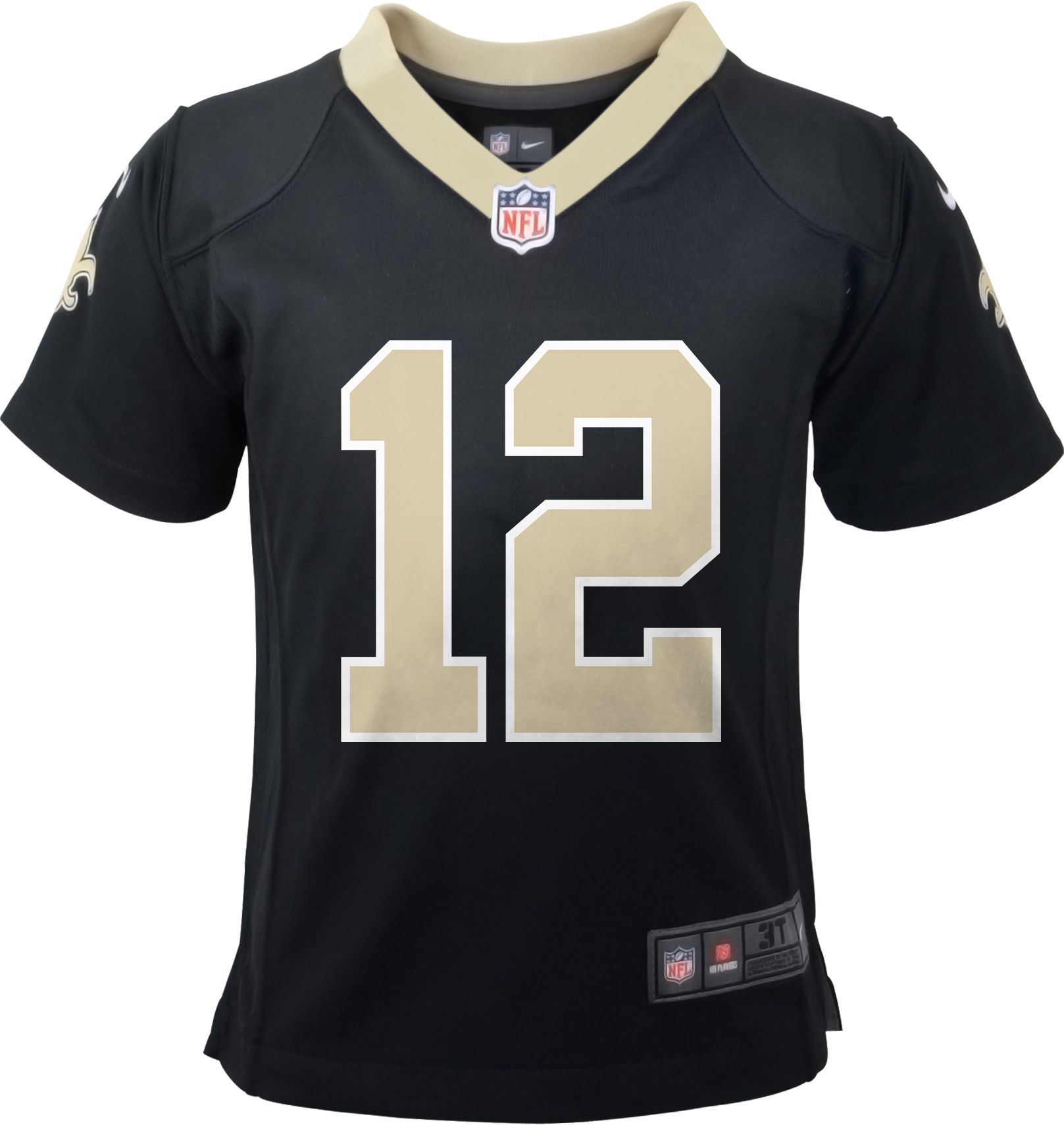 Nike Toddler New Orleans Saints Chris Olave #12 Black Game Jersey product image