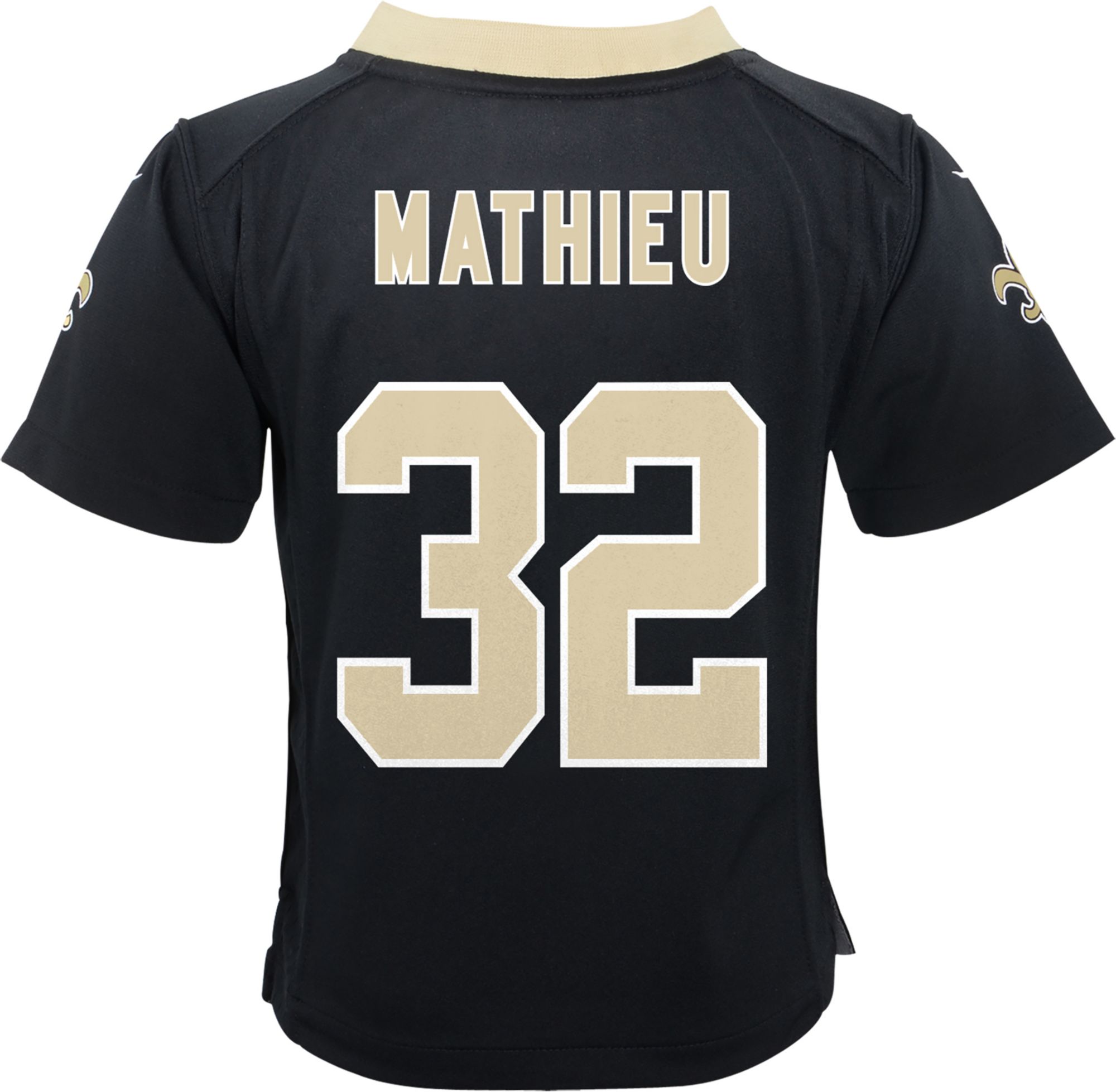 Nike Toddler New Orleans Saints Tyrann Mathieu #32 Black Game Jersey