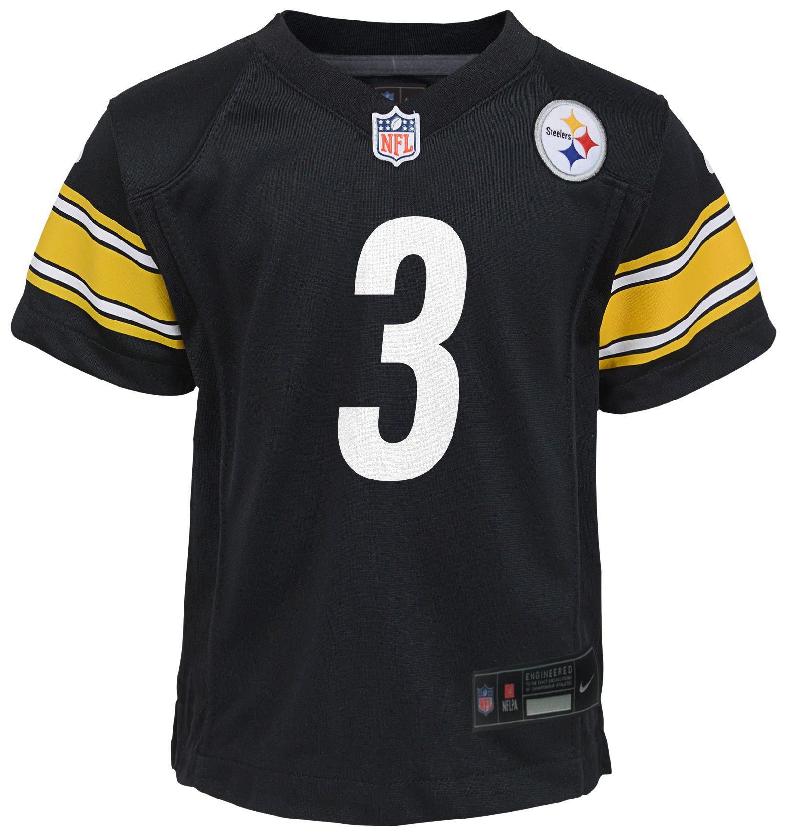 Nike Toddler Pittsburgh Steelers Russell Wilson #3 Black Game Jersey product image