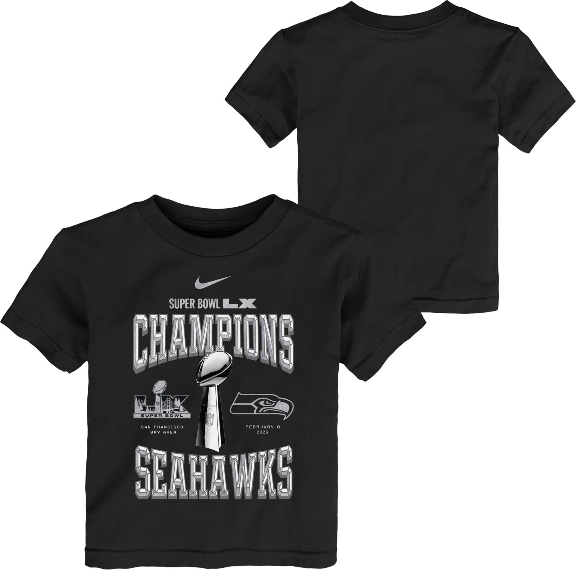 Nike Toddler 2025-26 Super Bowl LX Champions Seattle Seahawks Locker Room T-Shirt product image