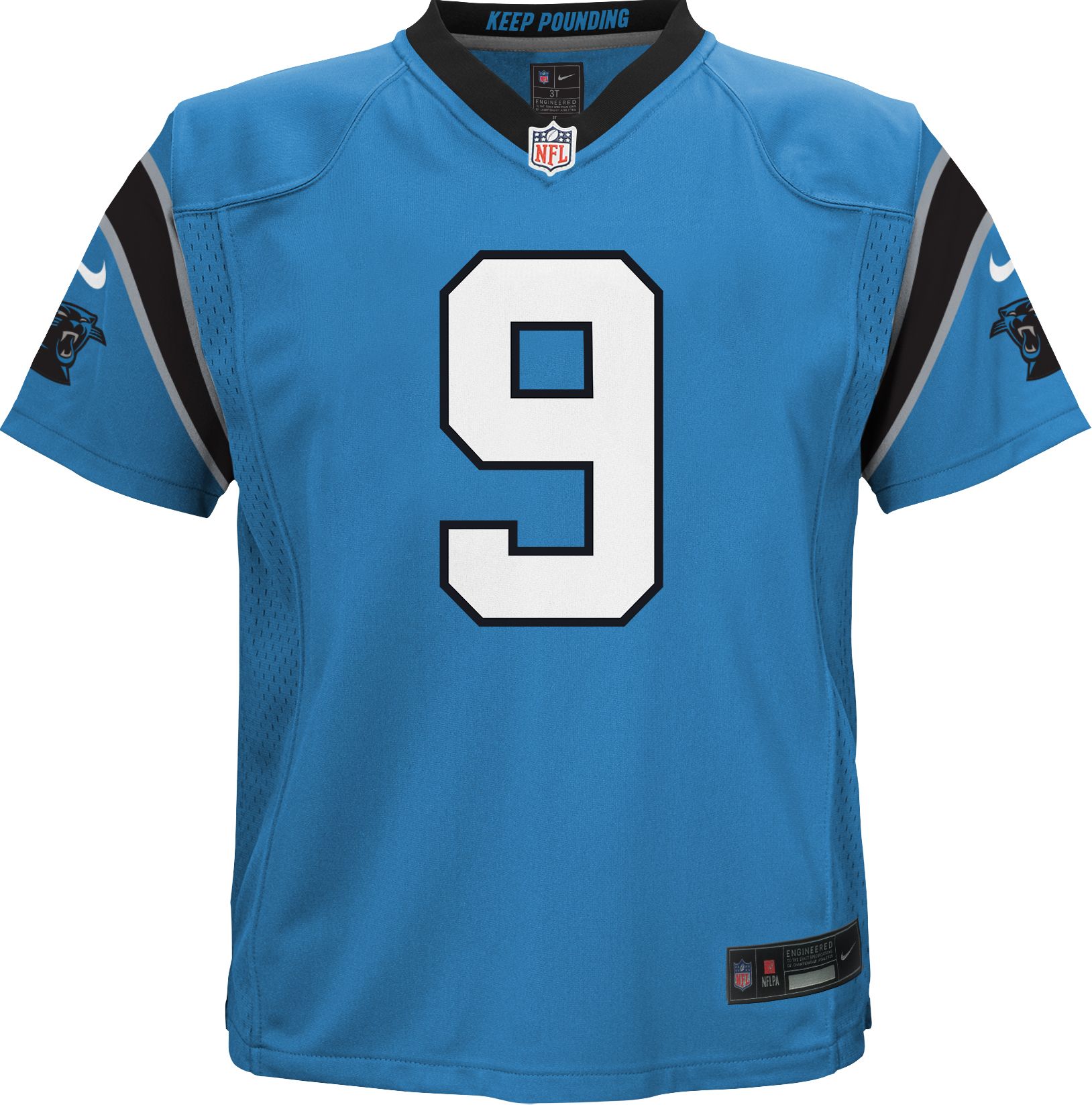 Nike Toddler Carolina Panthers Bryce Young #9 Alternate Blue Game Jersey product image