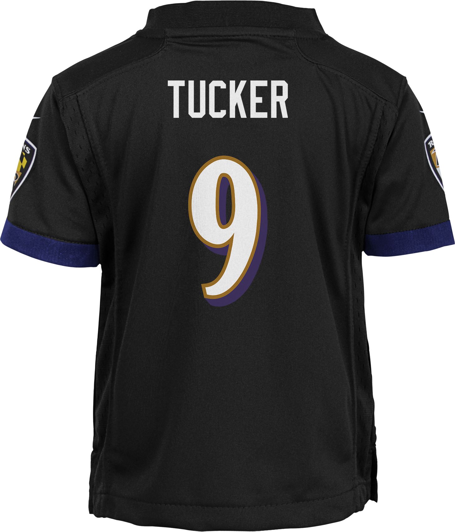 Nike Toddler Baltimore Ravens Justin Tucker #9 Alternate Black Game Jersey product image