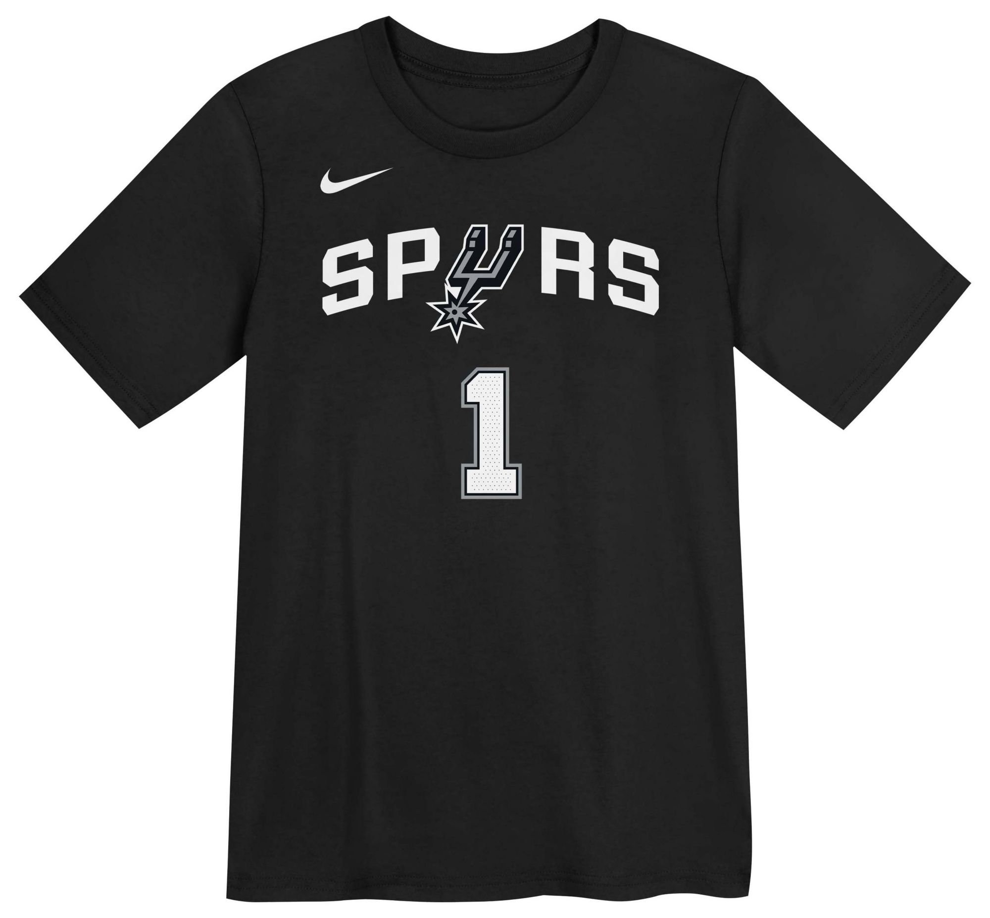 Nike Youth San Antonio Spurs Black Victor Wembanyama #1 Icon T-Shirt product image