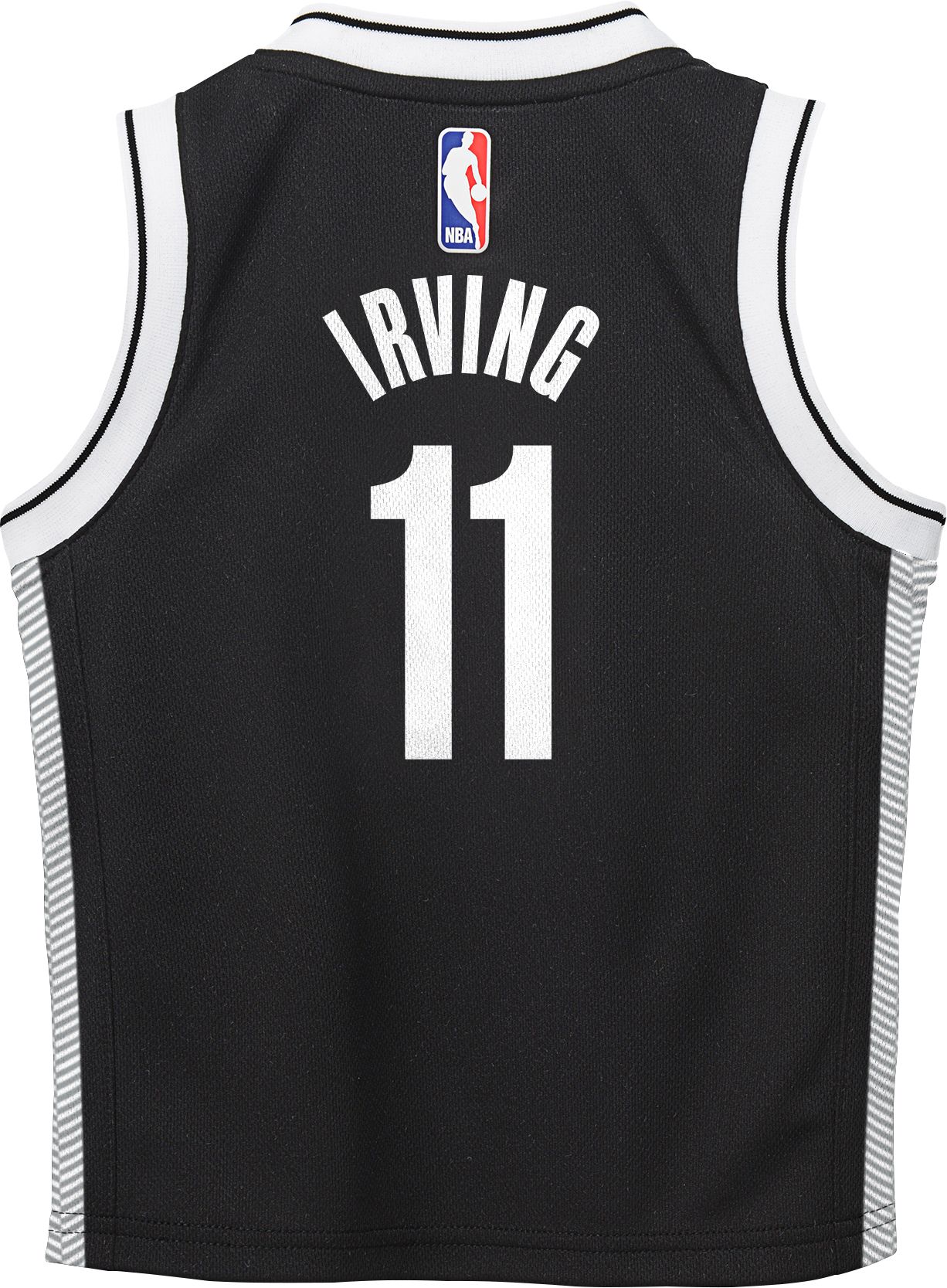 Nike Little Kids' Brooklyn Nets Kyrie Irving #11 Black Swingman Jersey product image