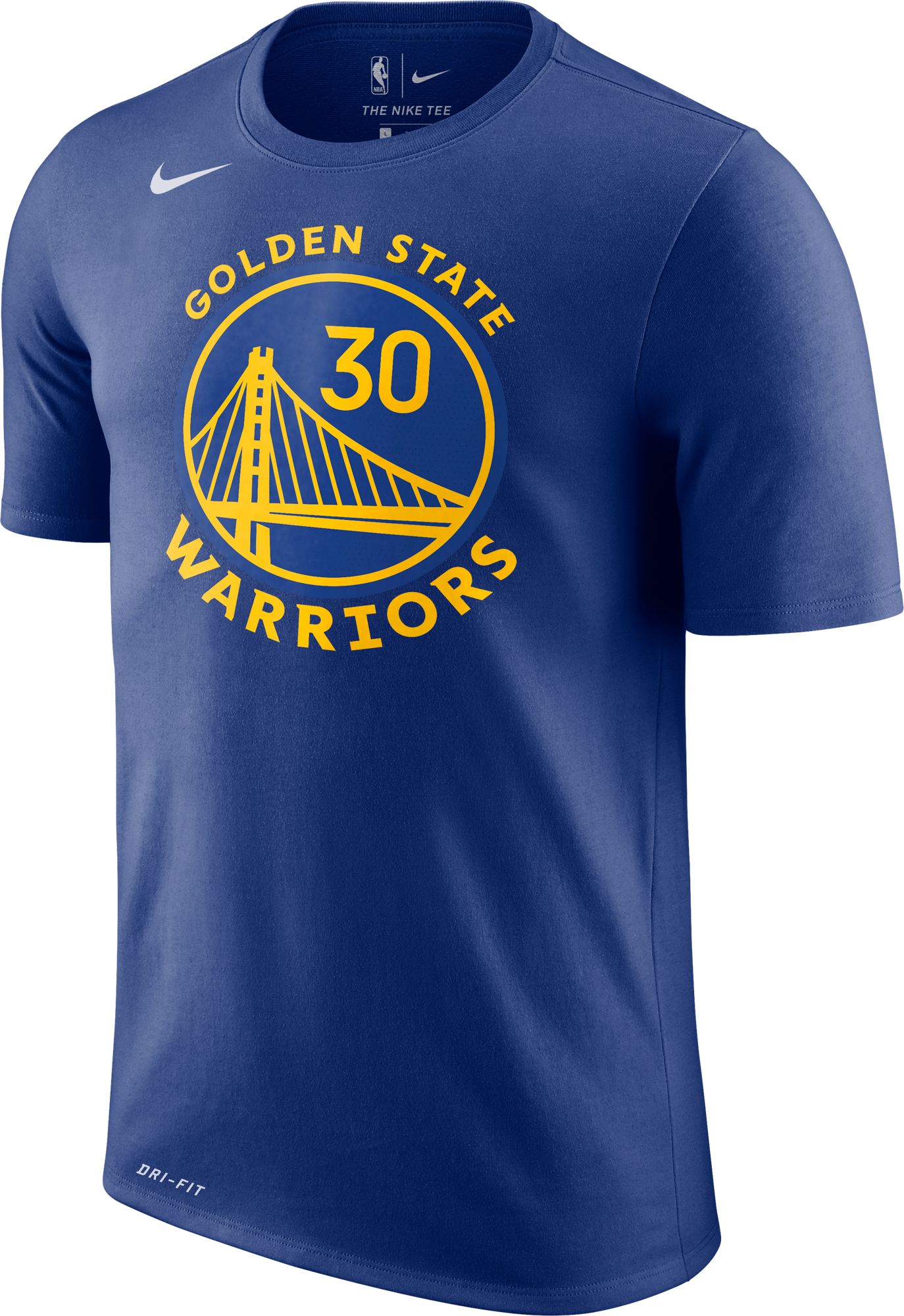 Nike Youth Golden State Warriors Steph Curry #30 Dri-FIT Royal T-Shirt product image