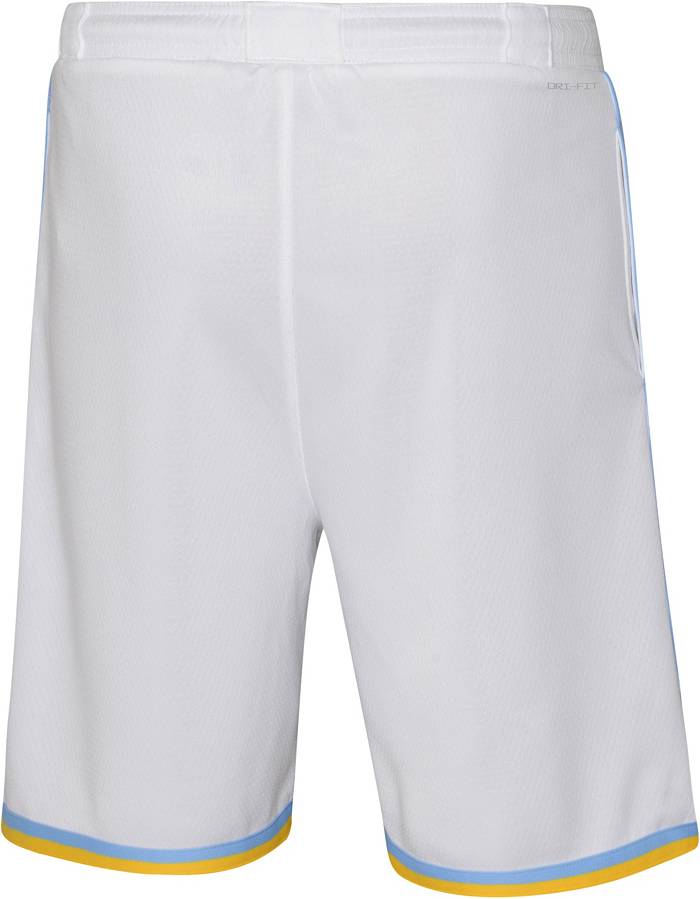 Nike Men's 2022-23 City Edition Los Angeles Lakers White Dri-Fit Swingman Shorts, XL
