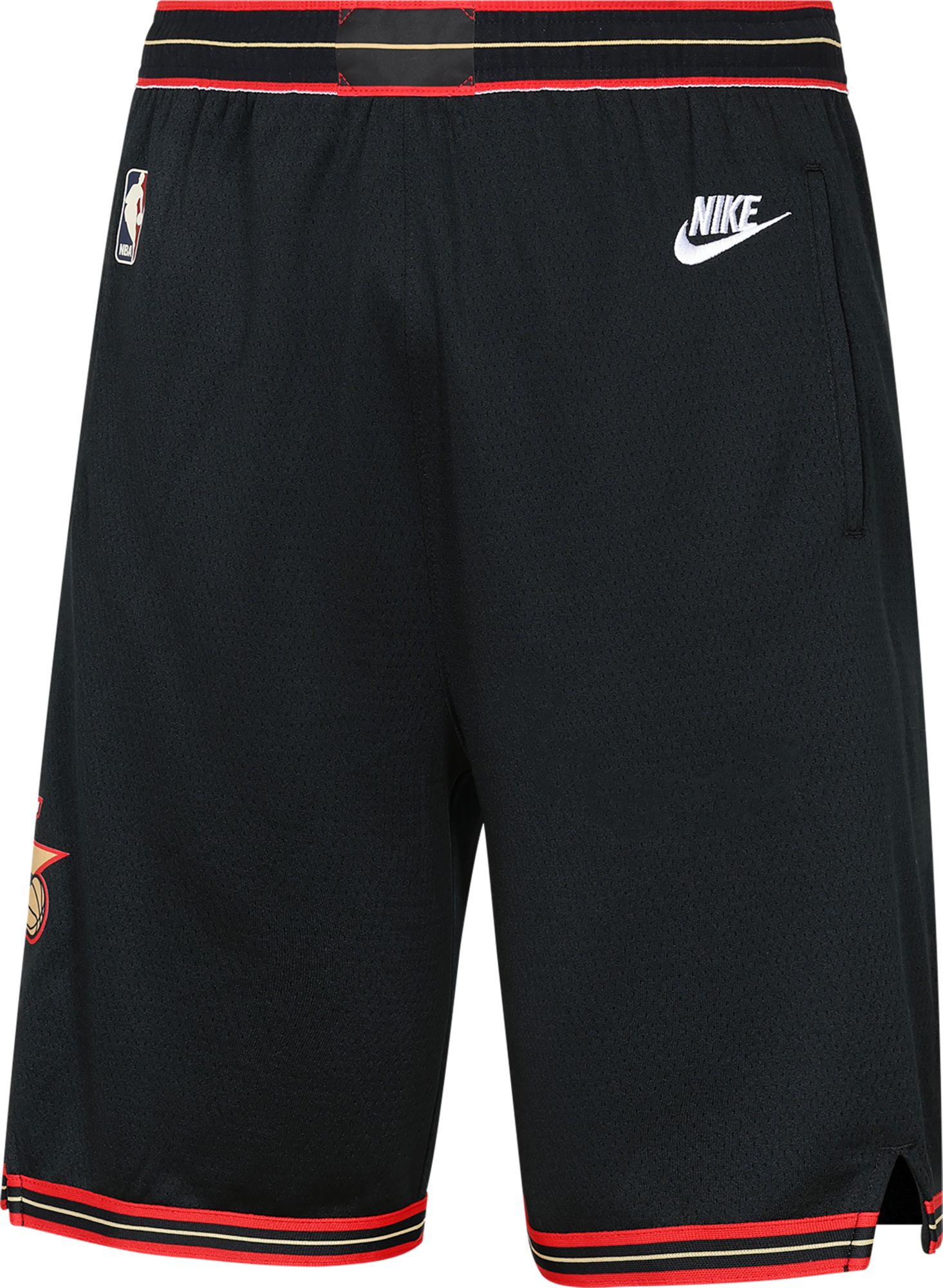 Nike Youth Philadelphia 76ers Black Hardwood Classics Shorts product image