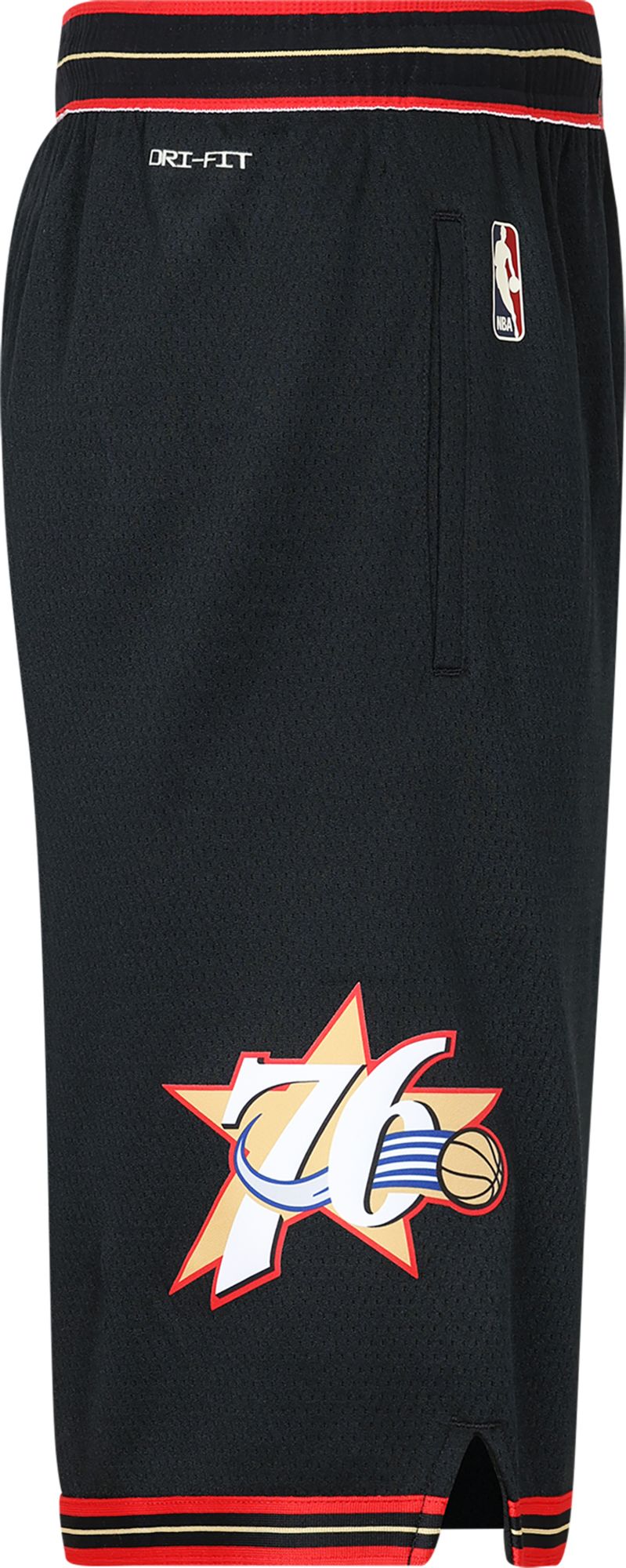 Nike Youth Philadelphia 76ers Black Hardwood Classics Shorts product image