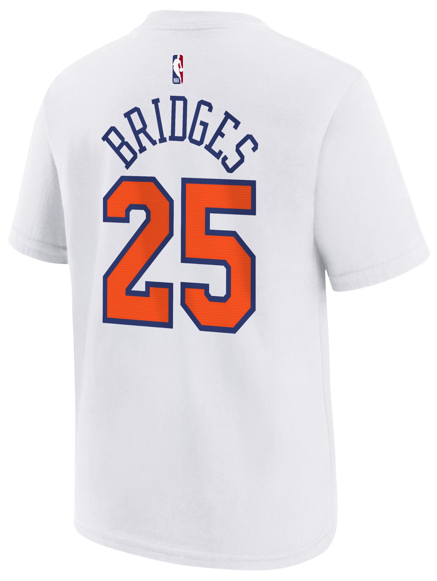 Nike Youth New York Knicks Mikal Bridges #25 White T-Shirt product image