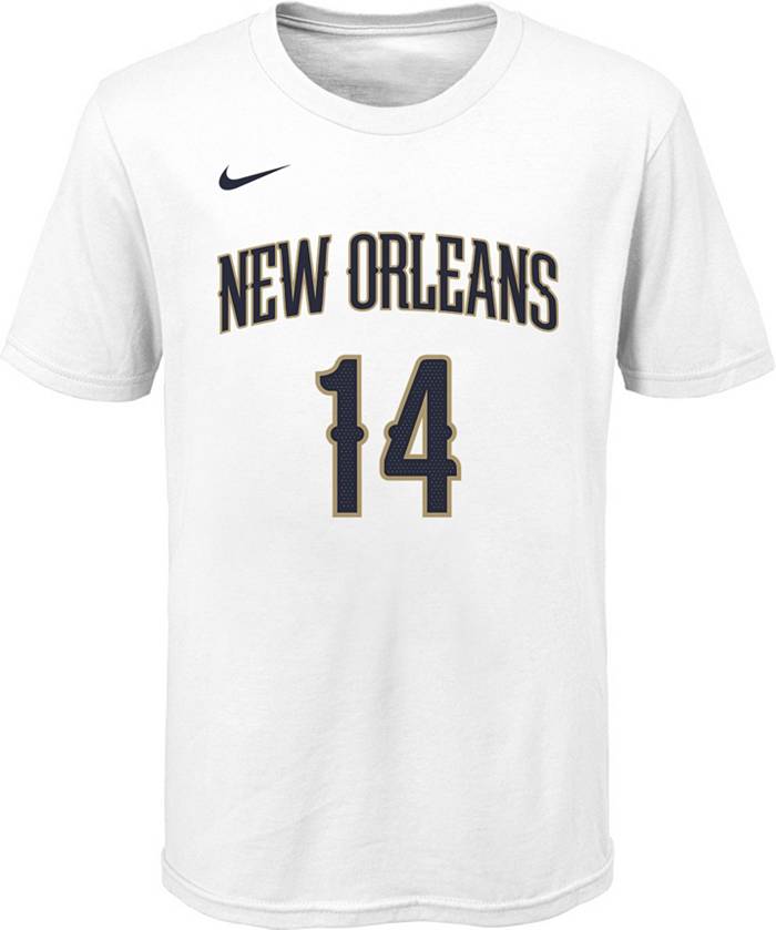Nike Youth New Orleans Pelicans Brandon Ingram #14 Navy Dri-FIT