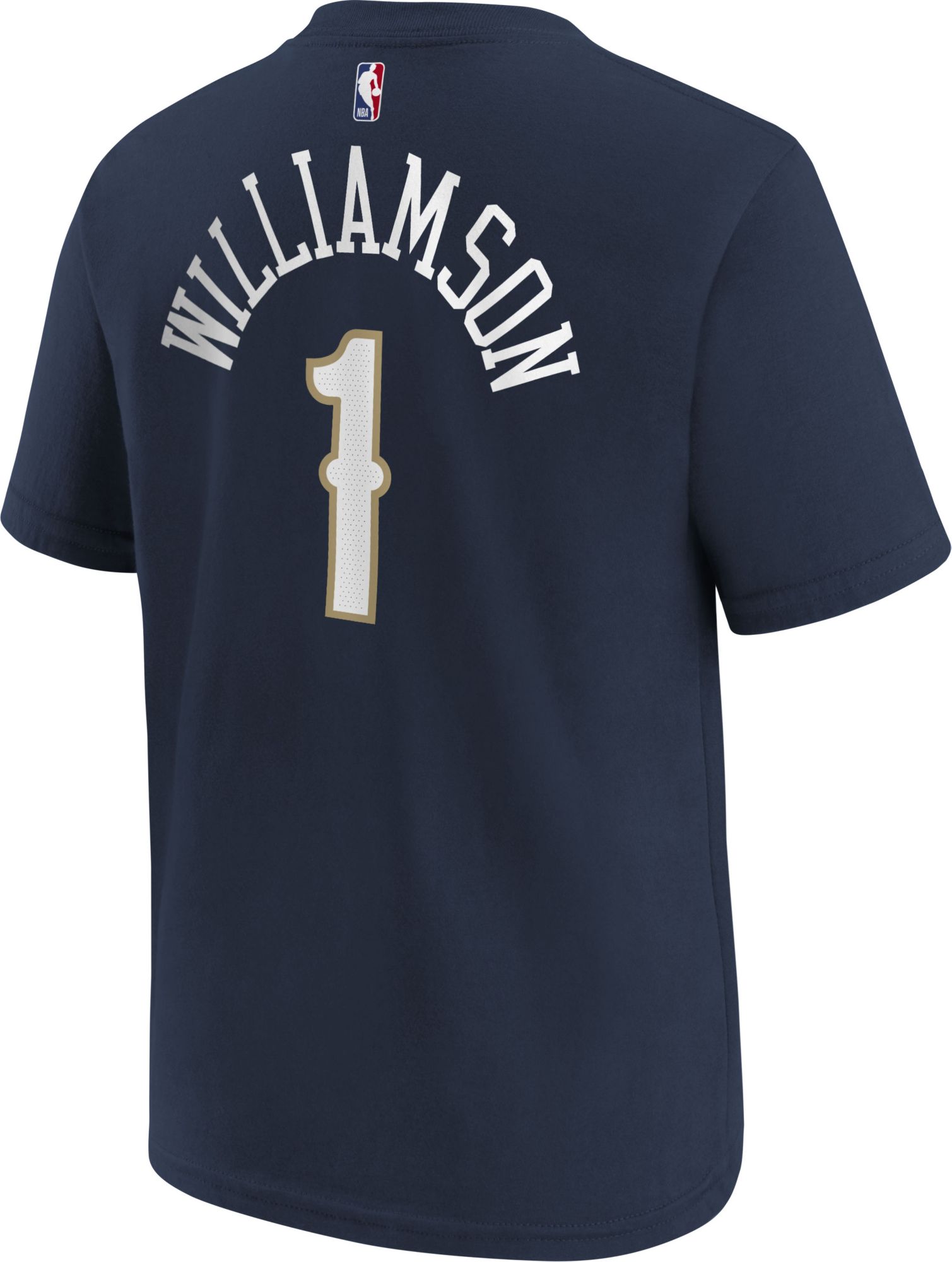 Nike Youth New Orleans Pelicans Zion Williamson #1 Navy T-Shirt product image