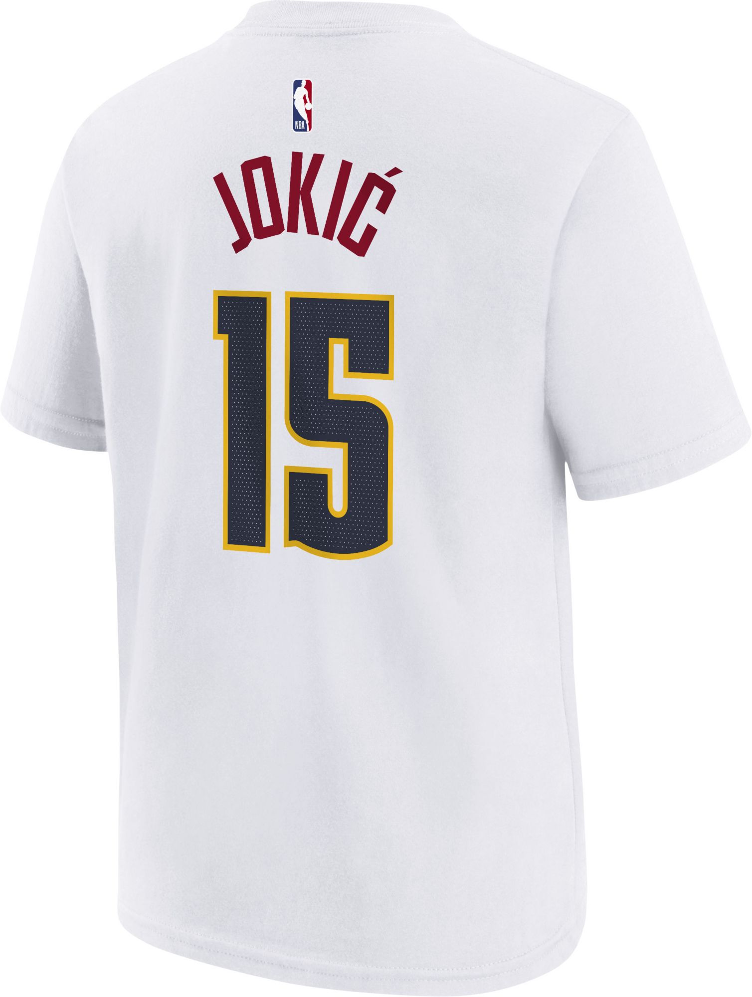Nike Youth Denver Nuggets Nikola Jokic #15 White T-Shirt product image