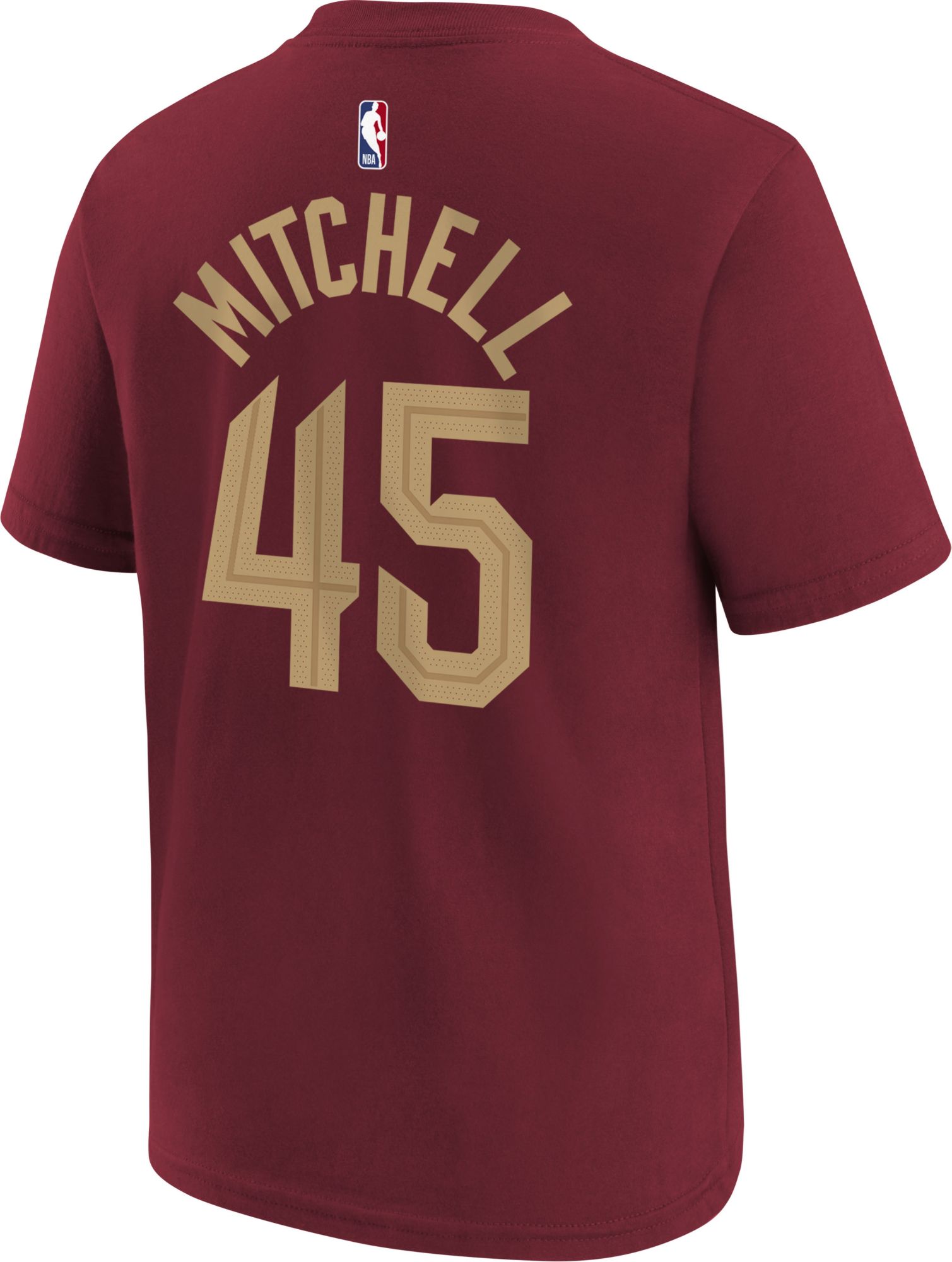 Nike Youth Cleveland Cavaliers Donovan Mitchell #45 Red T-Shirt product image