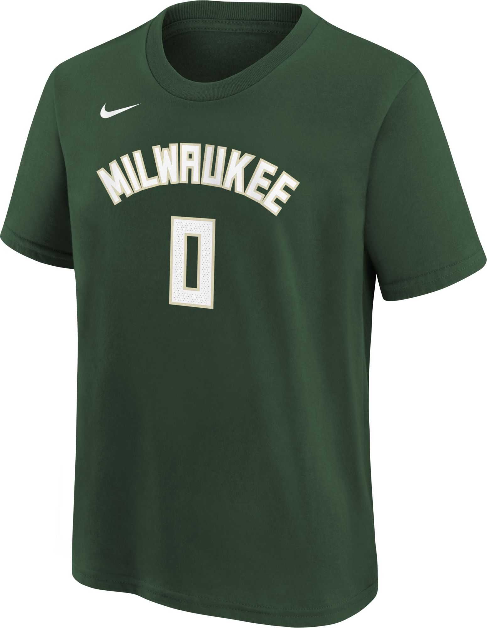 Nike Youth Green Milwaukee Bucks Damian Lillard #0 Icon T-Shirt product image