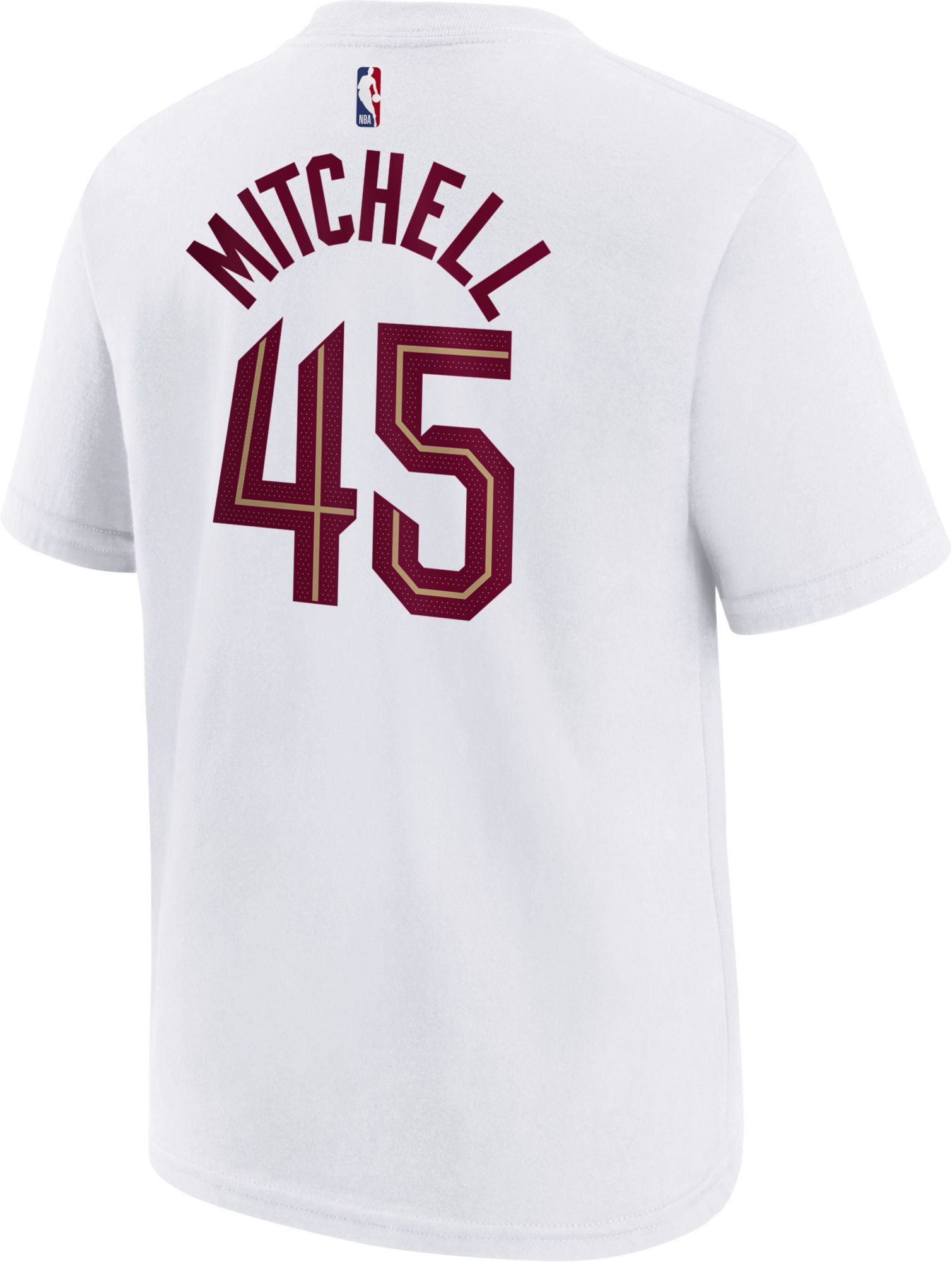 Nike Youth Cleveland Cavaliers Donovan Mitchell #45 White T-Shirt product image