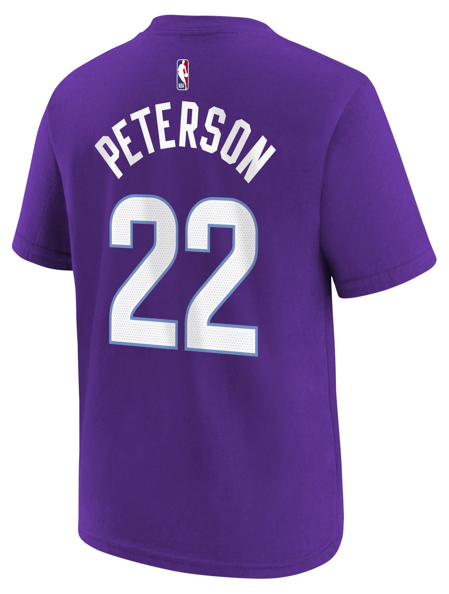 Nike Boys' Utah Jazz Purple Darryn Peterson #22 Icon Edition T