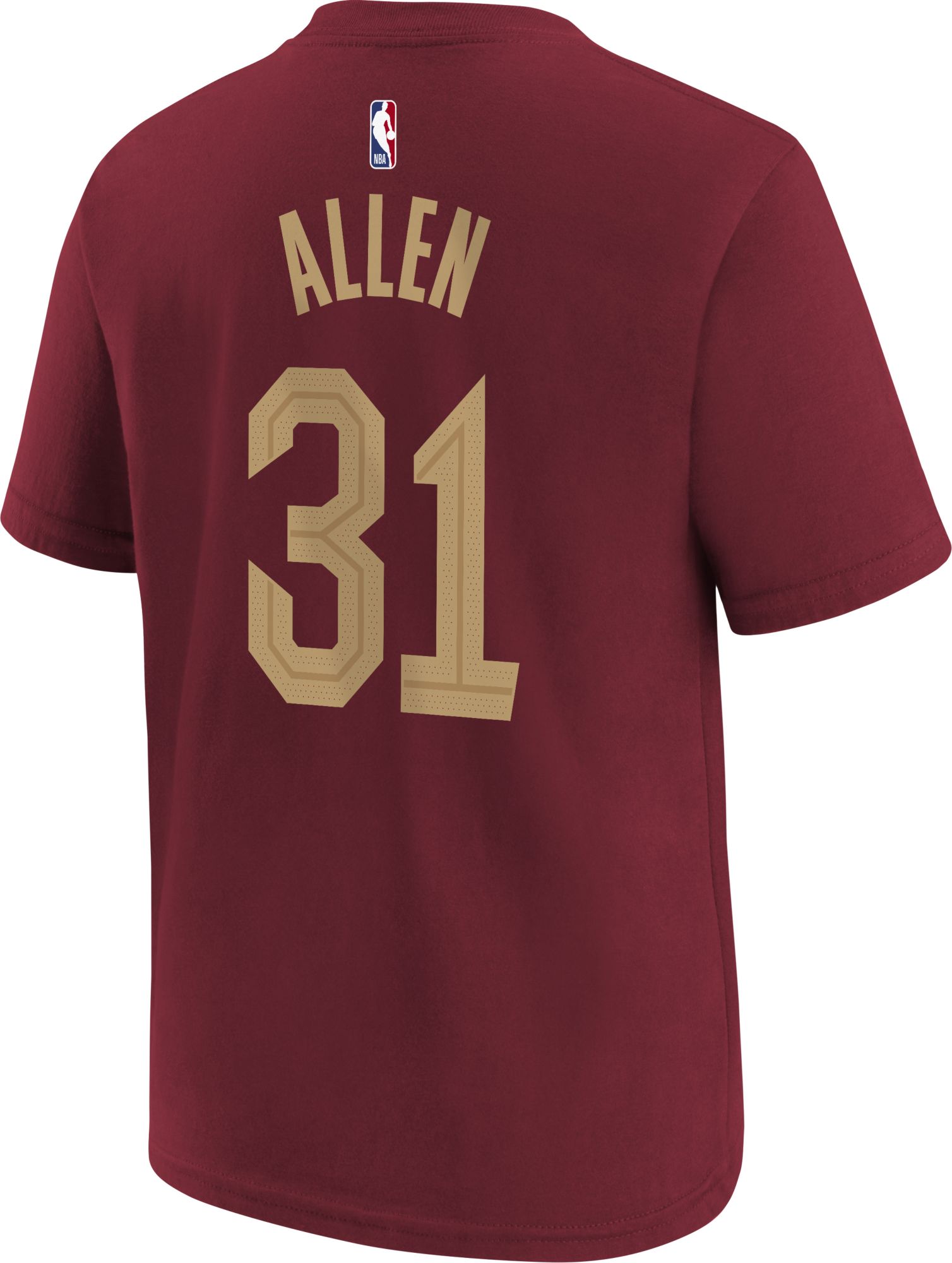 Nike Youth Cleveland Cavaliers Red Jarrett Allen #31 T-Shirt