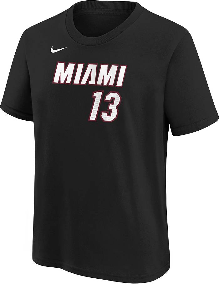 Youth Miami Heat Jimmy Butler Nike White 2022/23 City Edition Name & Number  T-Shirt