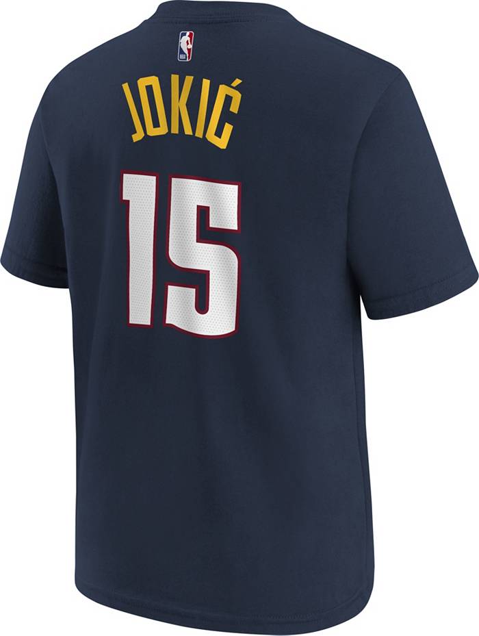 Nikola Jokic Denver Nuggets Signed Navy Nike Icon Swingman Jersey